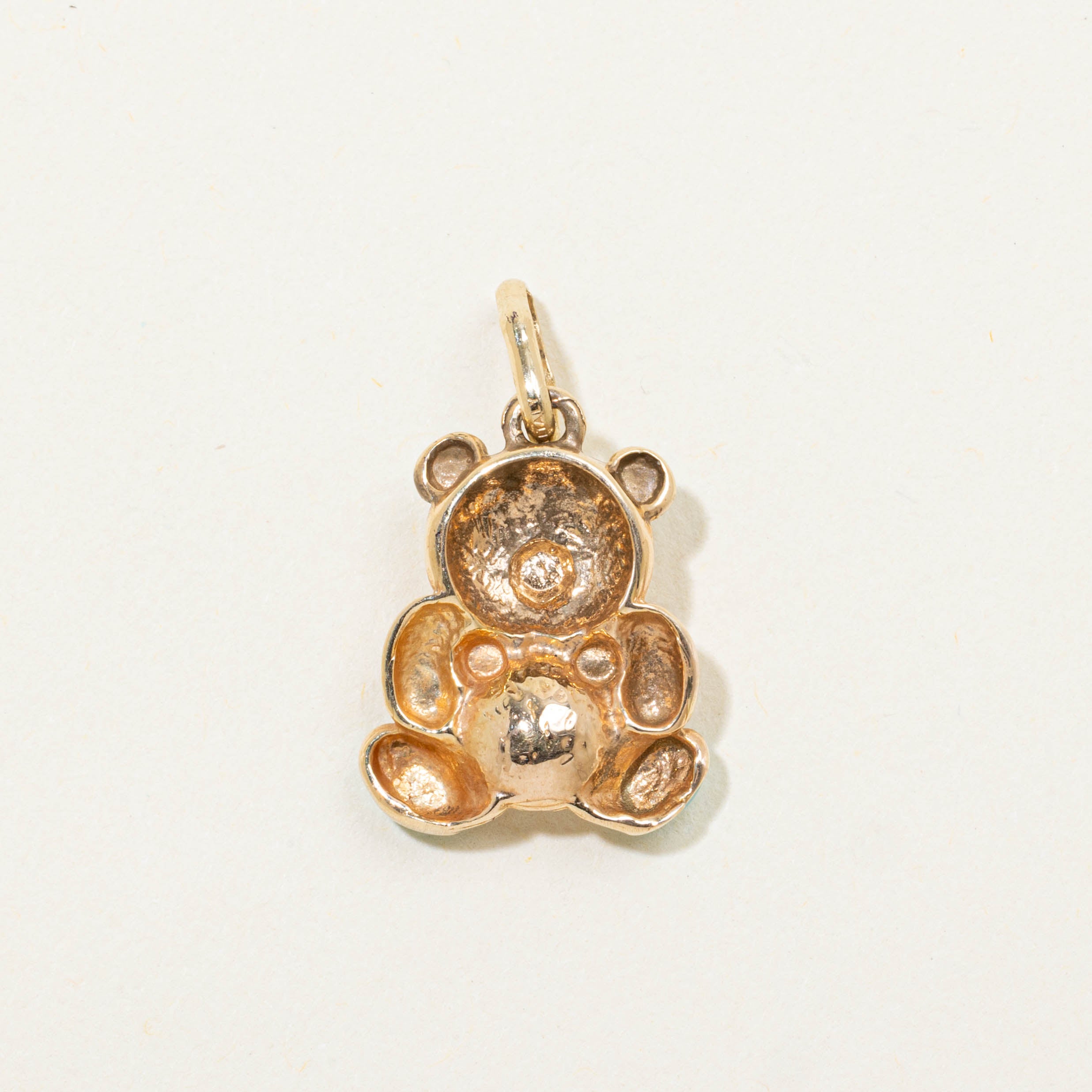 14k Pearl Teddy Bear Charm