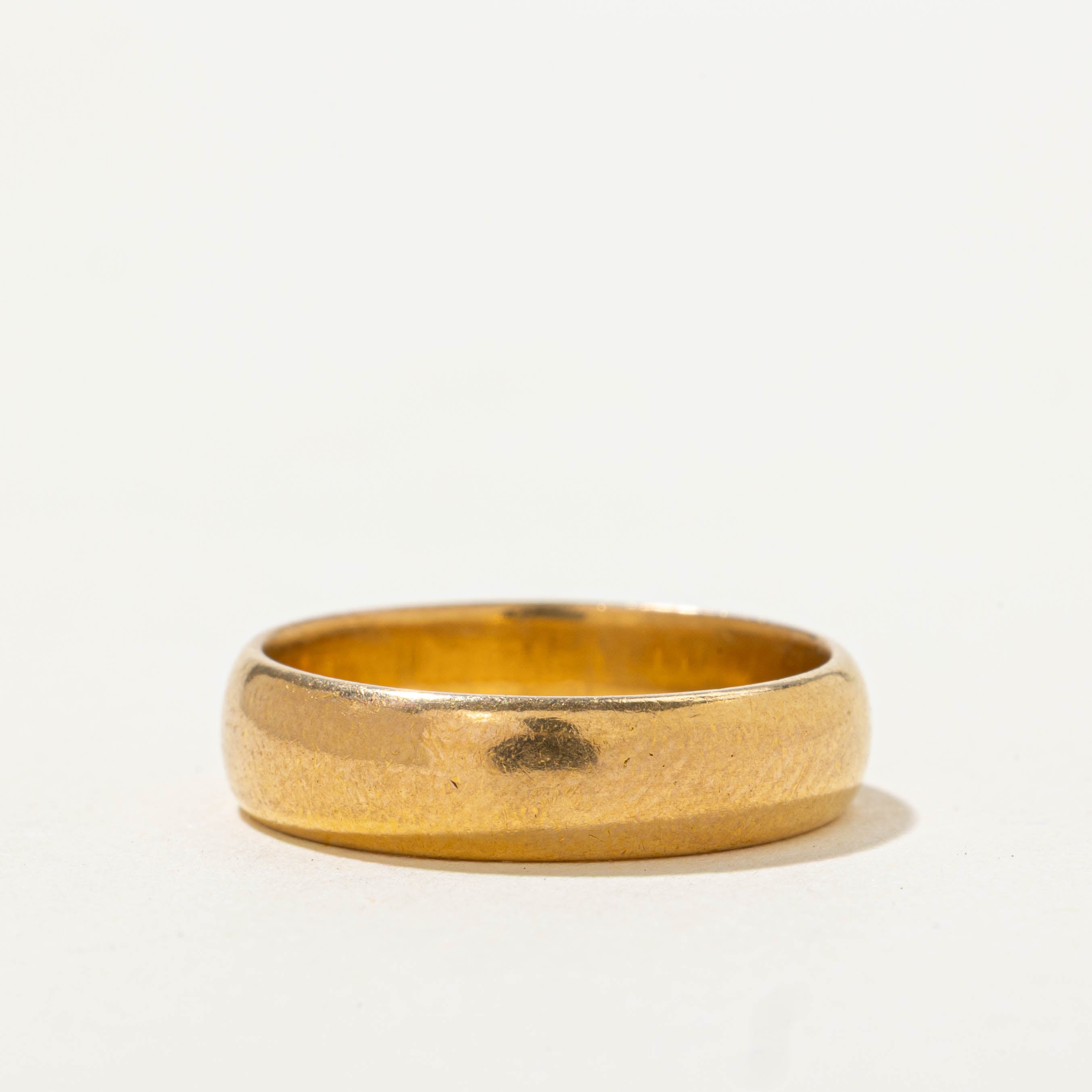 1917 Birmingham 22k Yellow Gold Band | 4.55mm | SZ 5.5