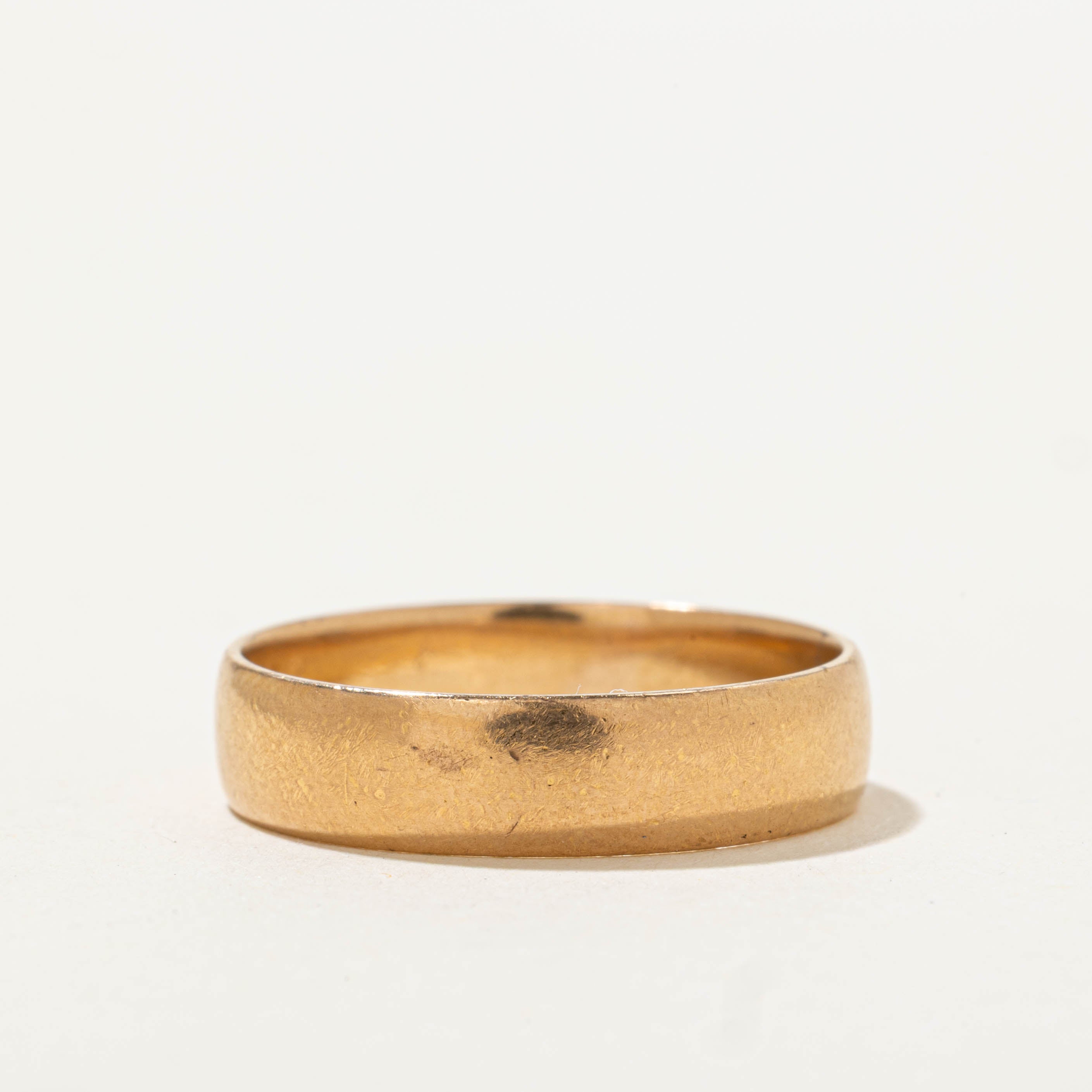 1908 Birmingham 22k Yellow Gold Band | 4.60mm | SZ 6.75