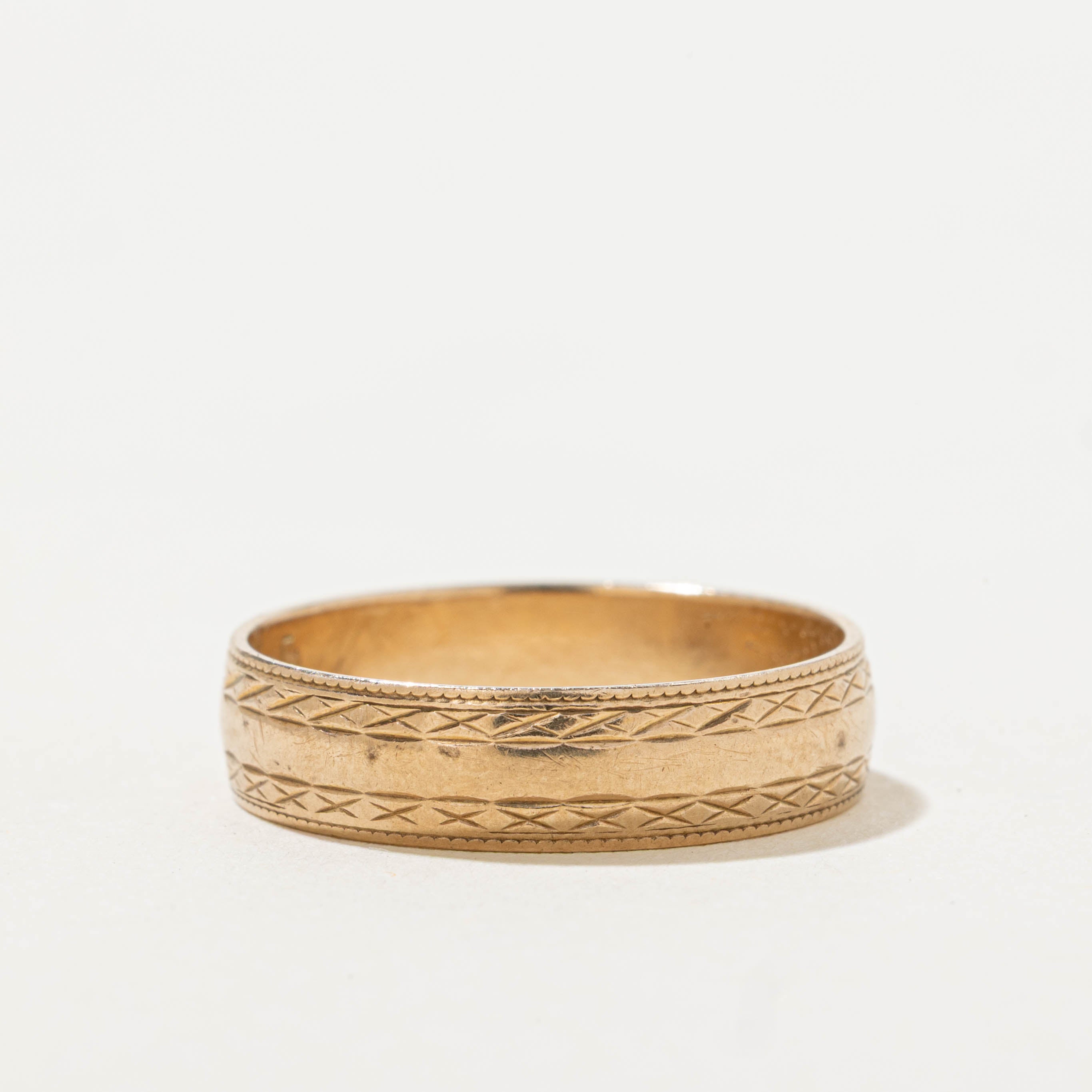 1978 London UK Milgrained Band | 4.65mm | SZ 6.75