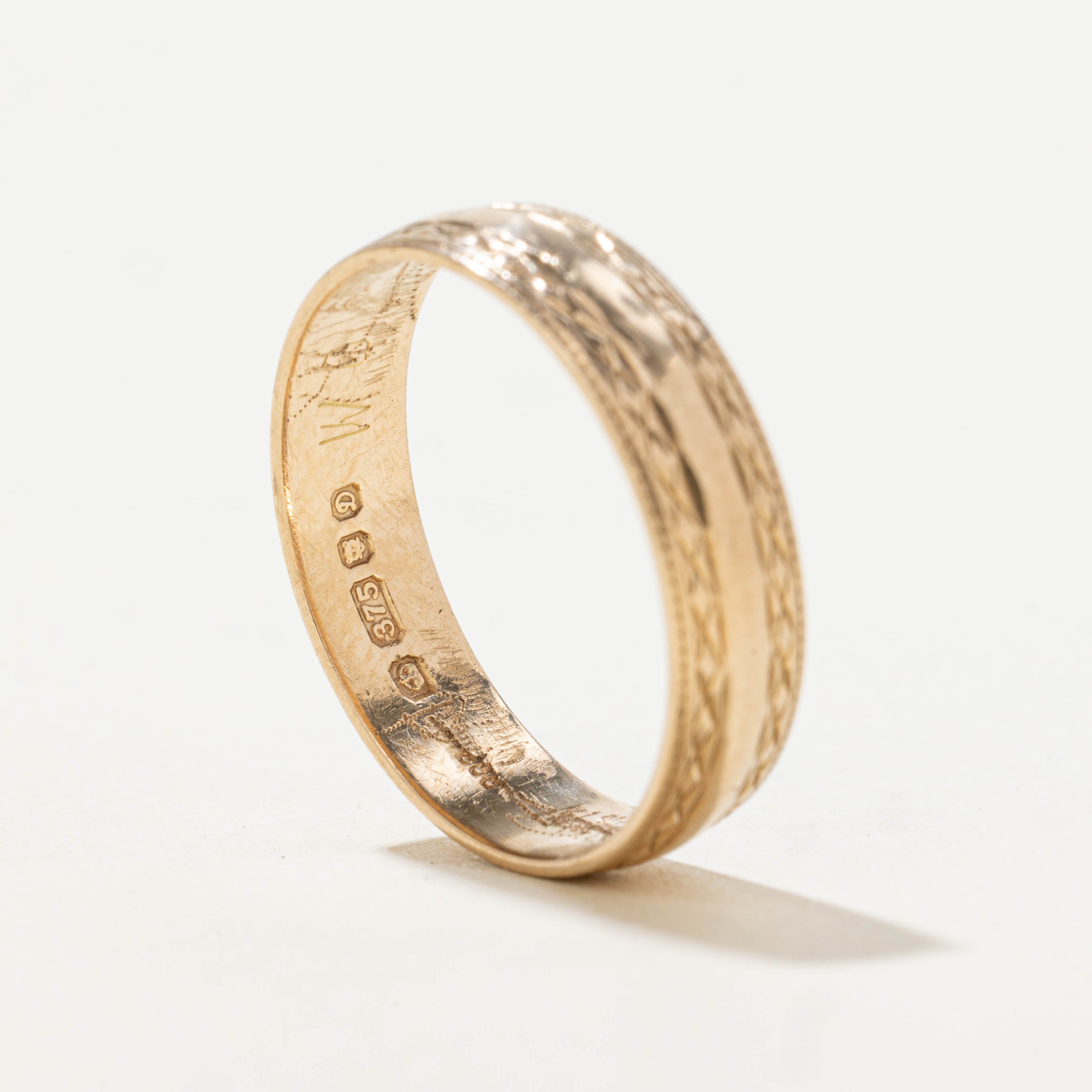 1978 London UK Milgrained Band | 4.65mm | SZ 6.75