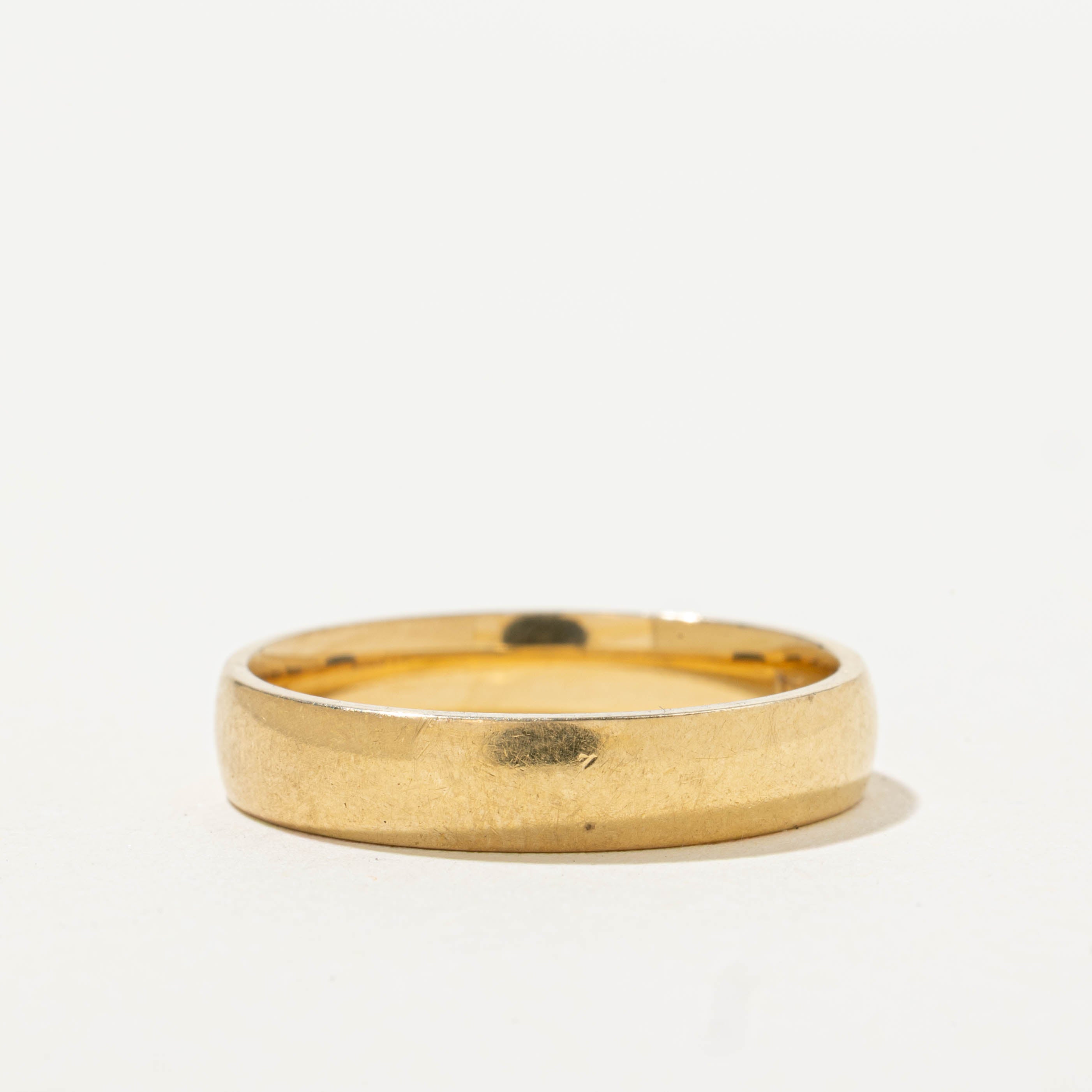 London Yellow Gold Band | 4.00mm | SZ 7
