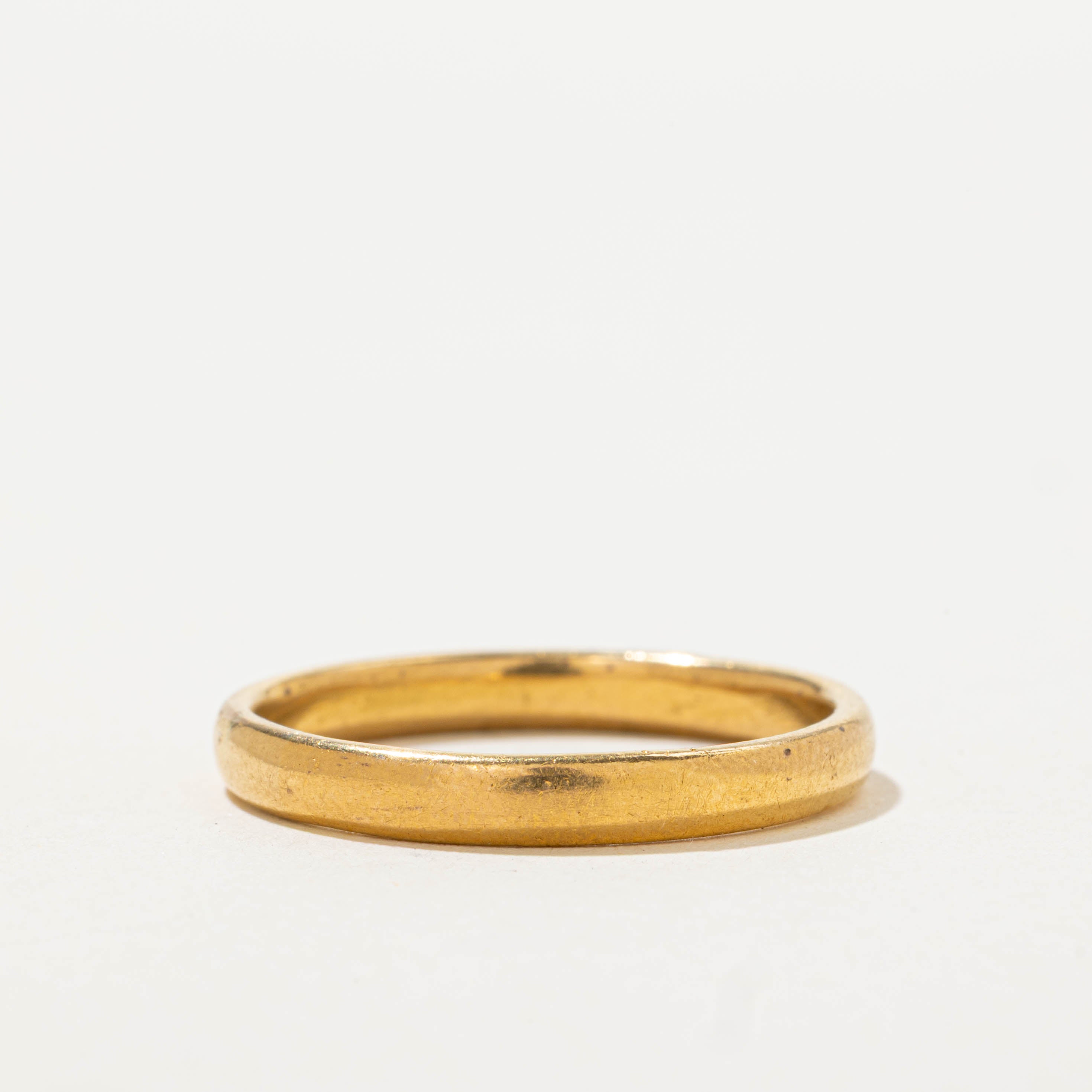 Birmingham 22k Yellow Gold Band | 2.85mm | SZ 8