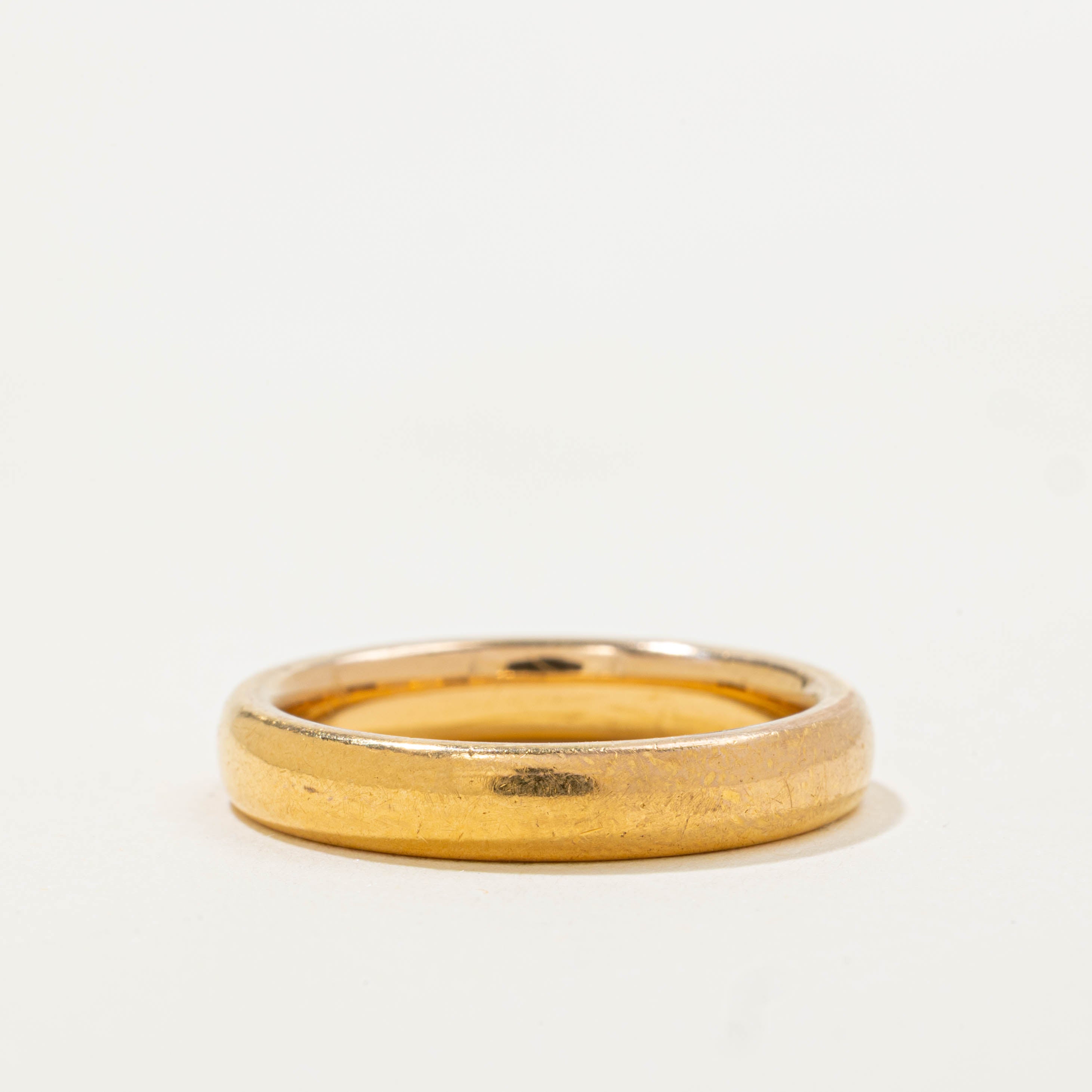 1929 Birmingham 22k Yellow Gold Band | 3.55mm | SZ 5.5