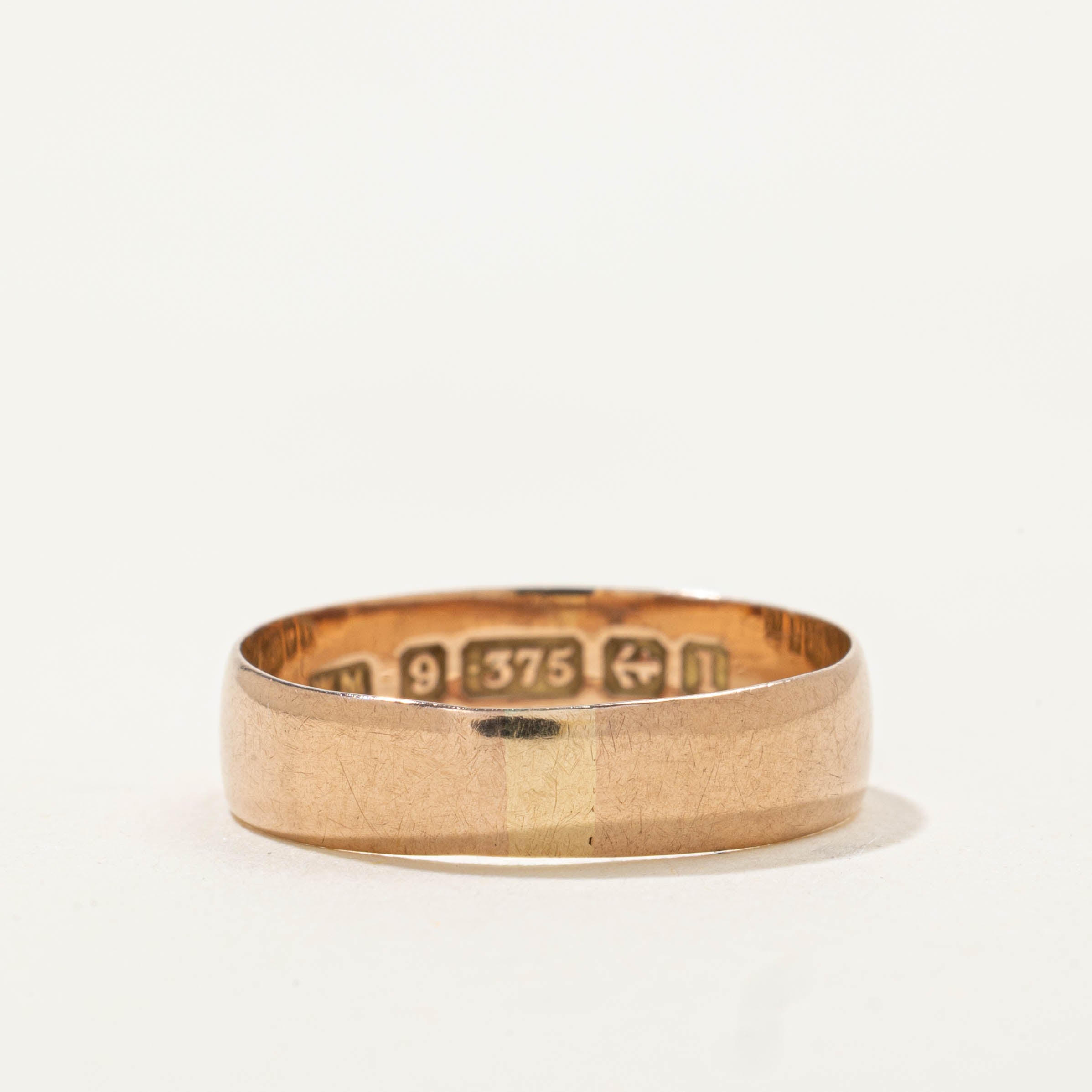 1910 Birmingham UK Rose Gold Band | 4.40mm | SZ 5