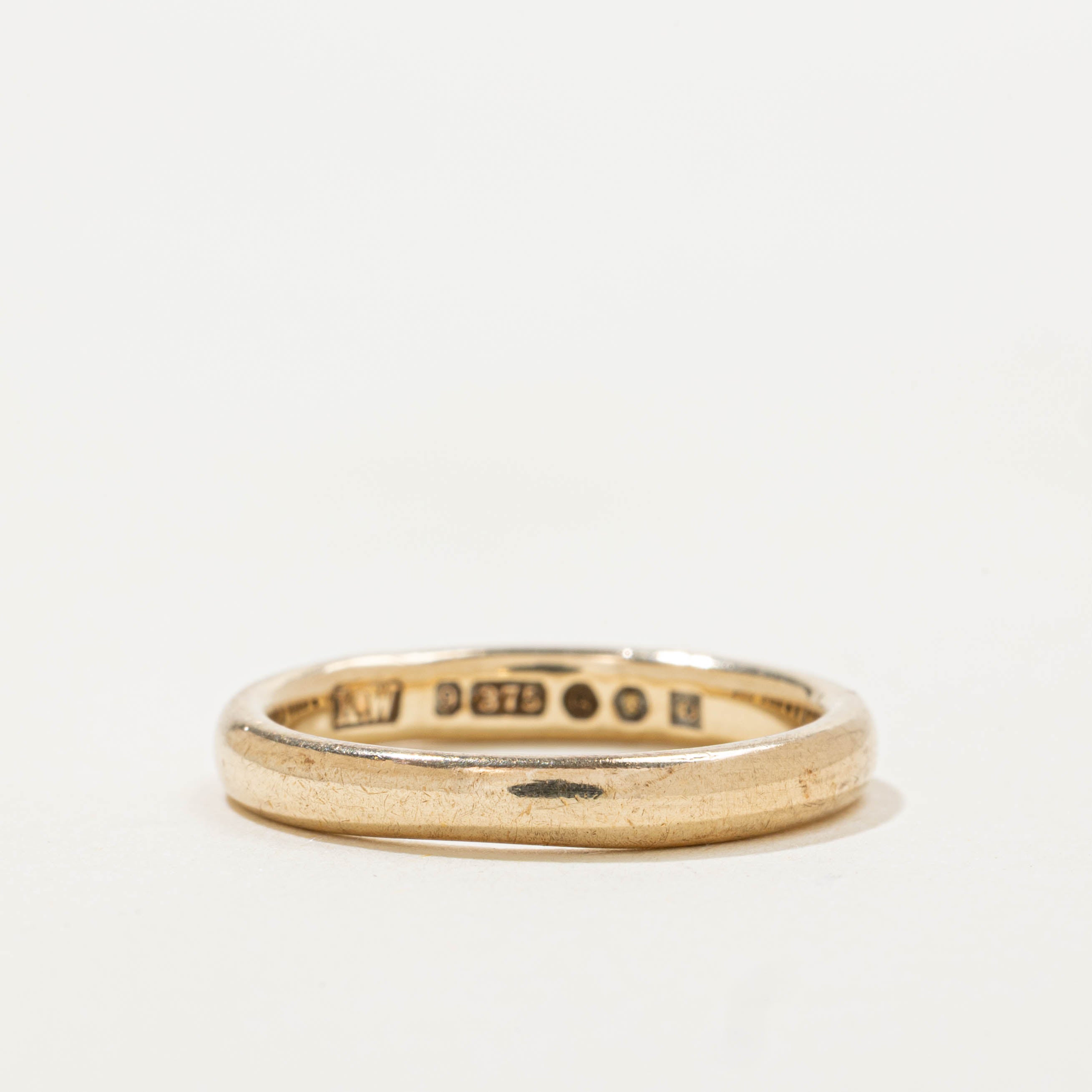 1942 London UK Wartime Utility Wedding Band | 2.95mm | SZ 5.5