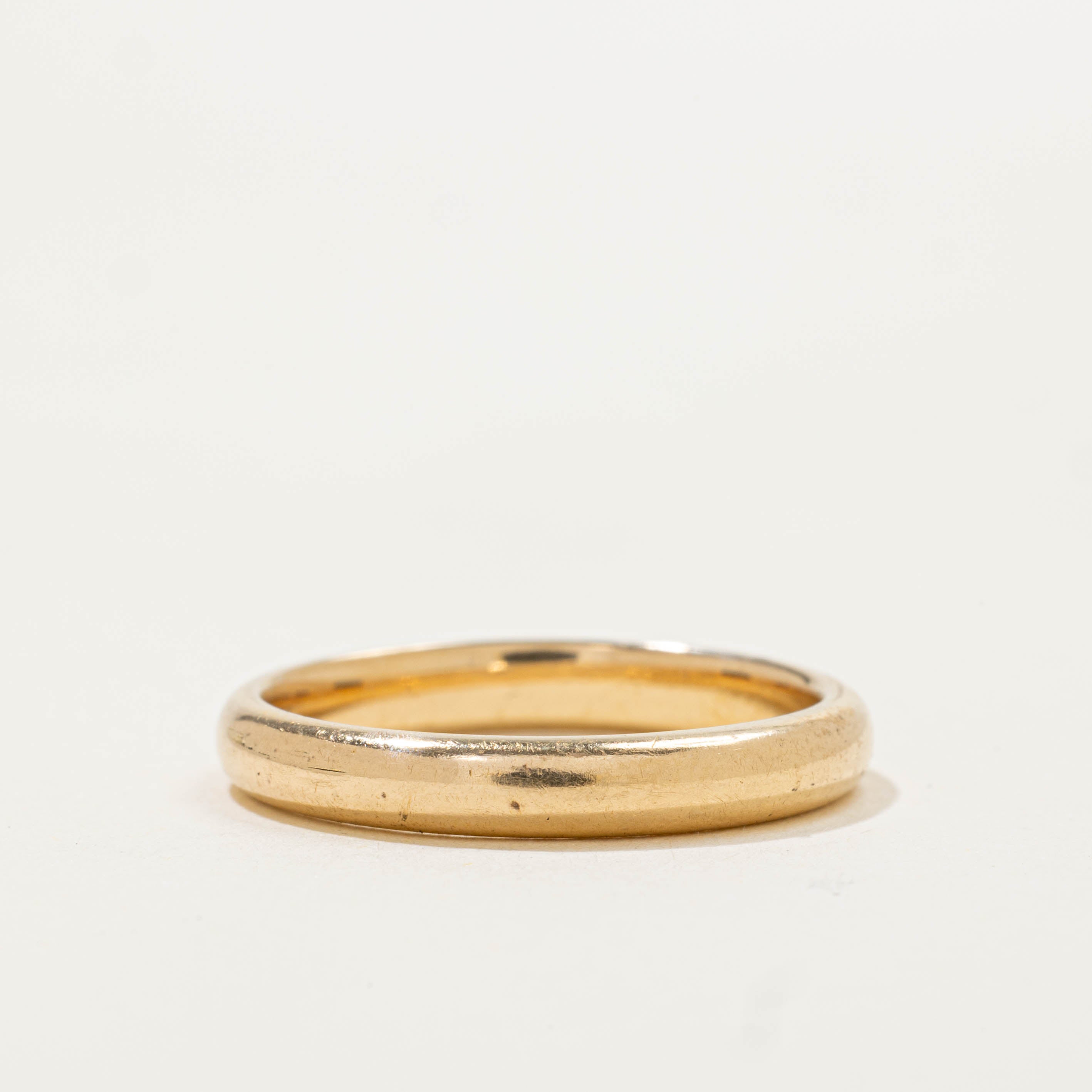 ‘Birks’ 18k Yellow Gold Band | 3.25mm | SZ 7.5