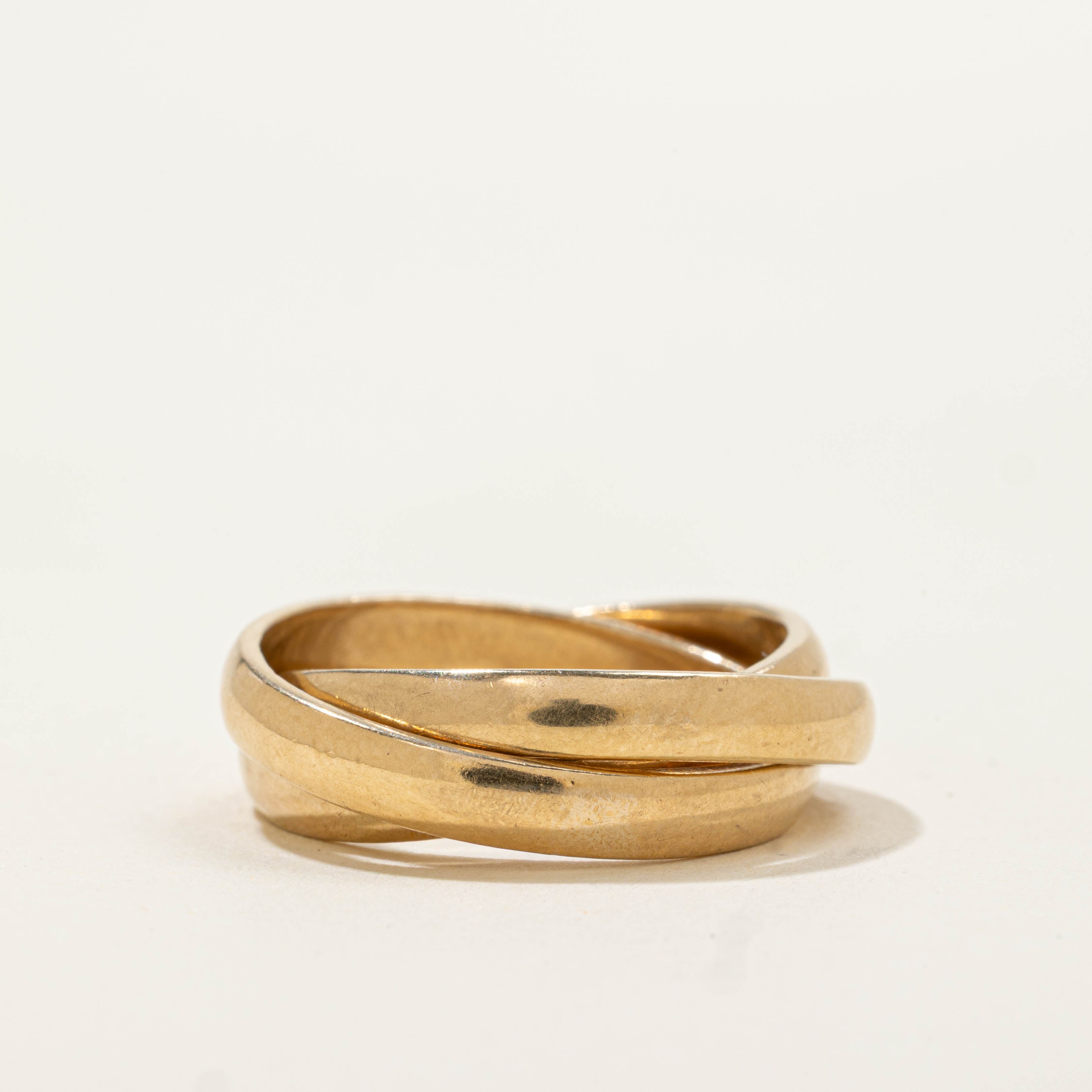 14k Yellow Gold Three Ring Stack | 3.10mm | SZ 6