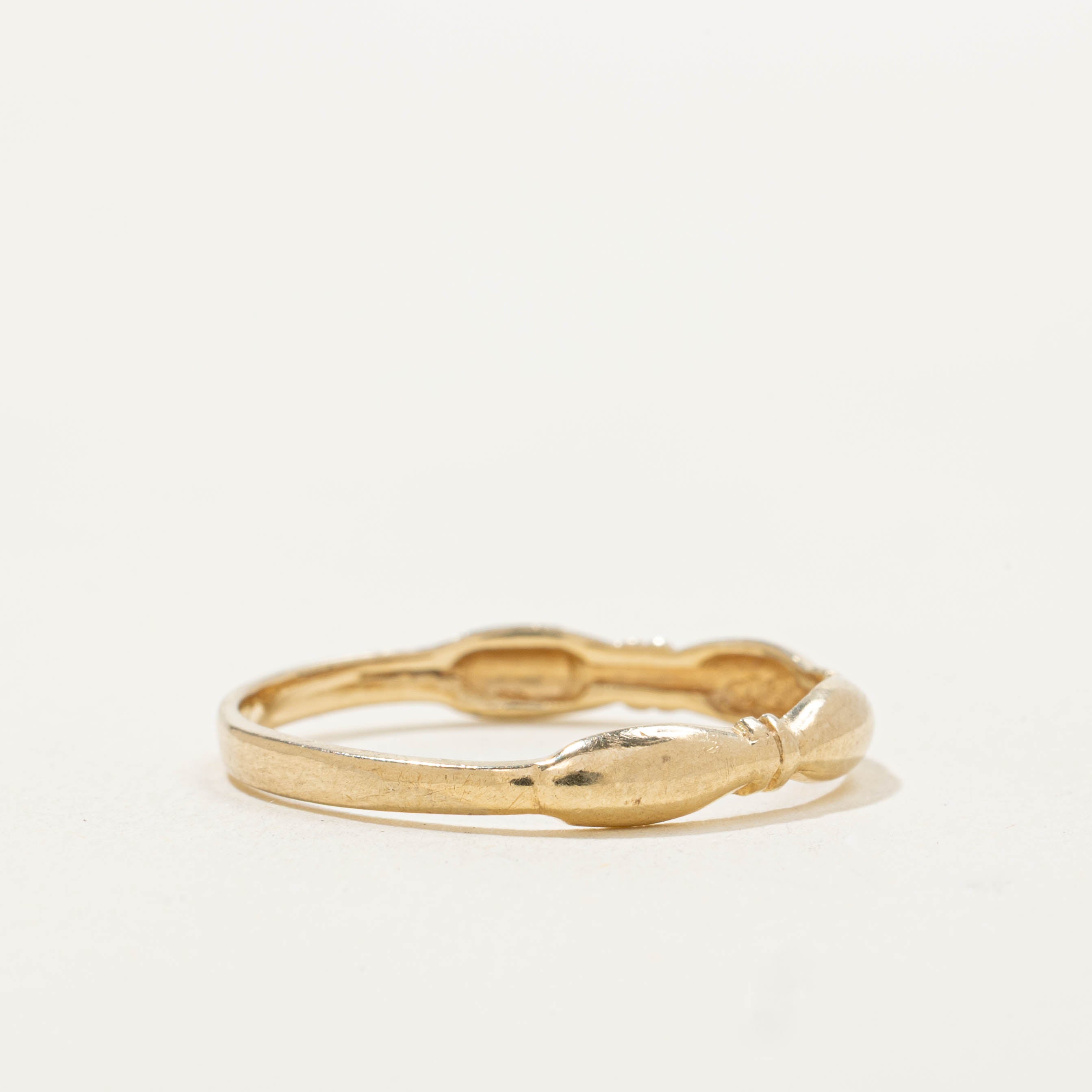 10k Yellow Gold Marquise Band | 3.10mm | SZ 7.5