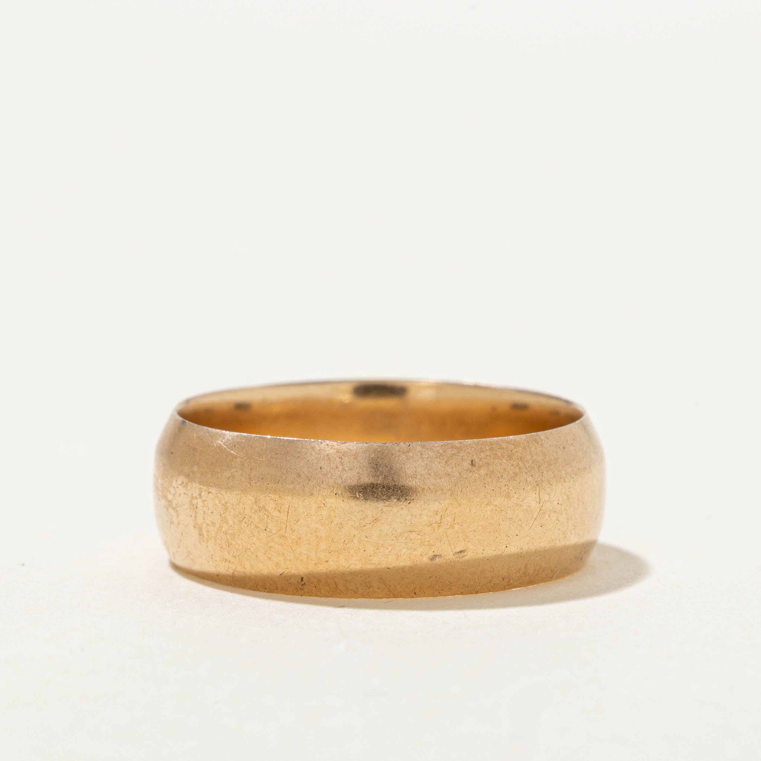 Vintage Canadian Pseudo Hallmarked Band | 6.30mm | SZ 6.25