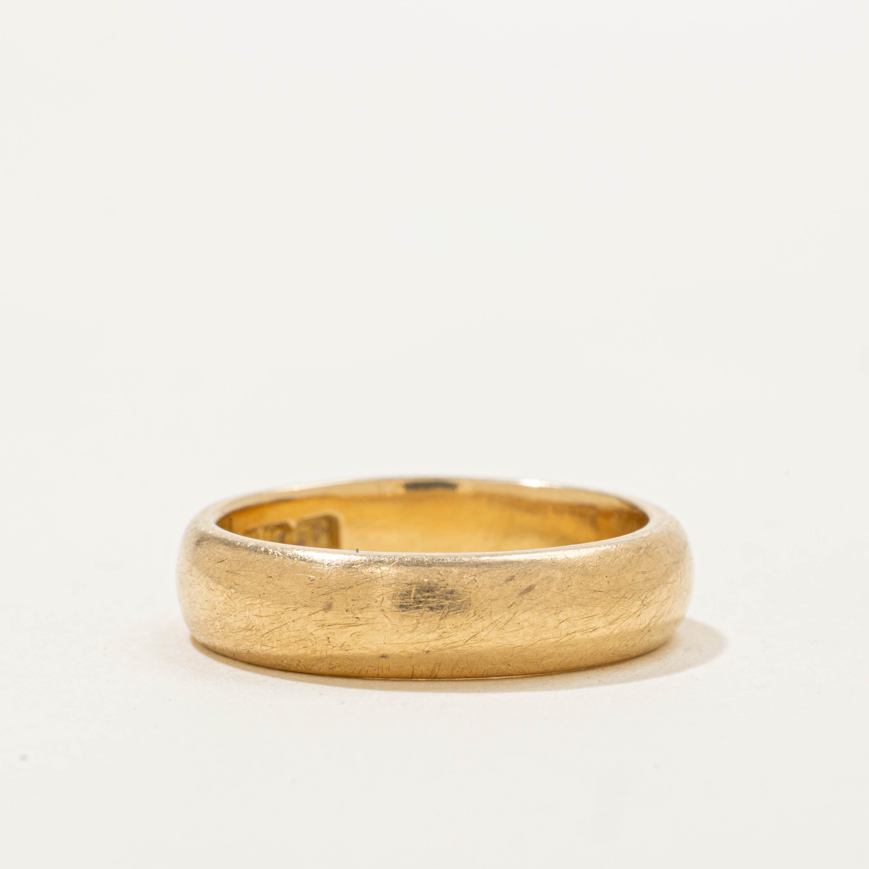 18k Yellow Gold Plain Band | 4.80mm | SZ 6.25