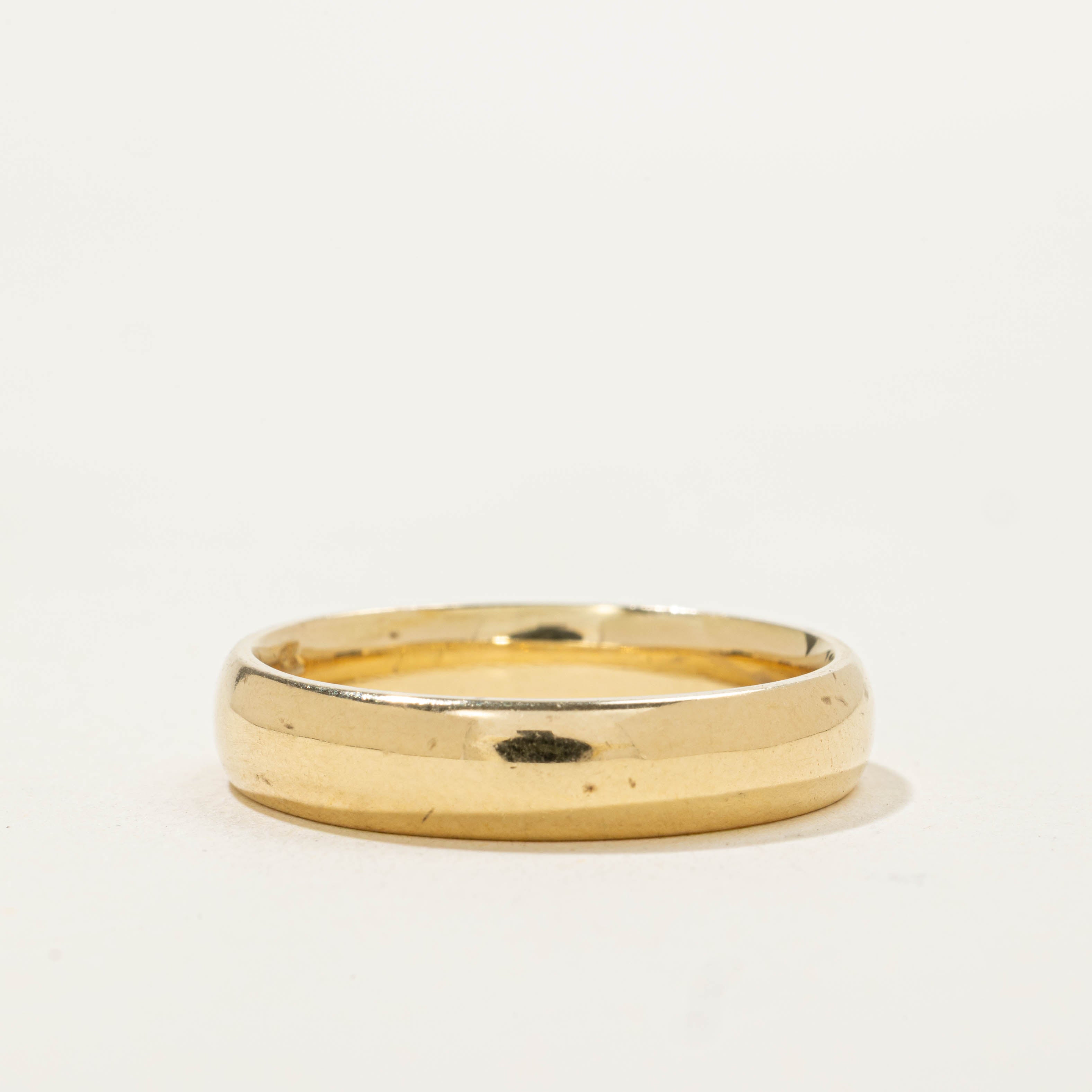 18k Yellow Gold Plain Band | 5.00mm | SZ 11