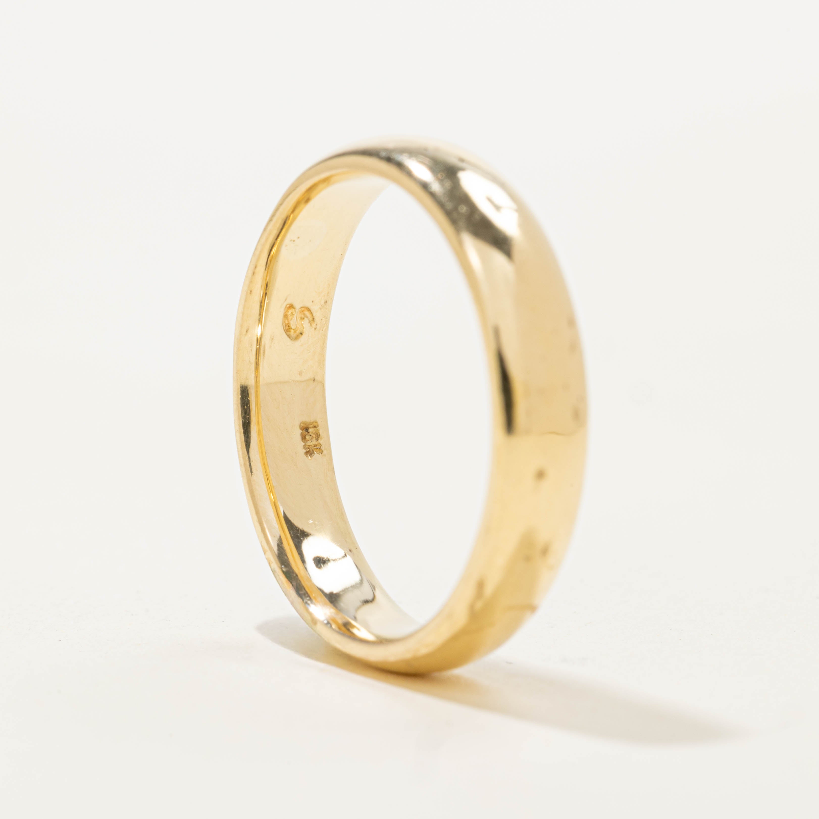 18k Yellow Gold Plain Band | 5.00mm | SZ 11