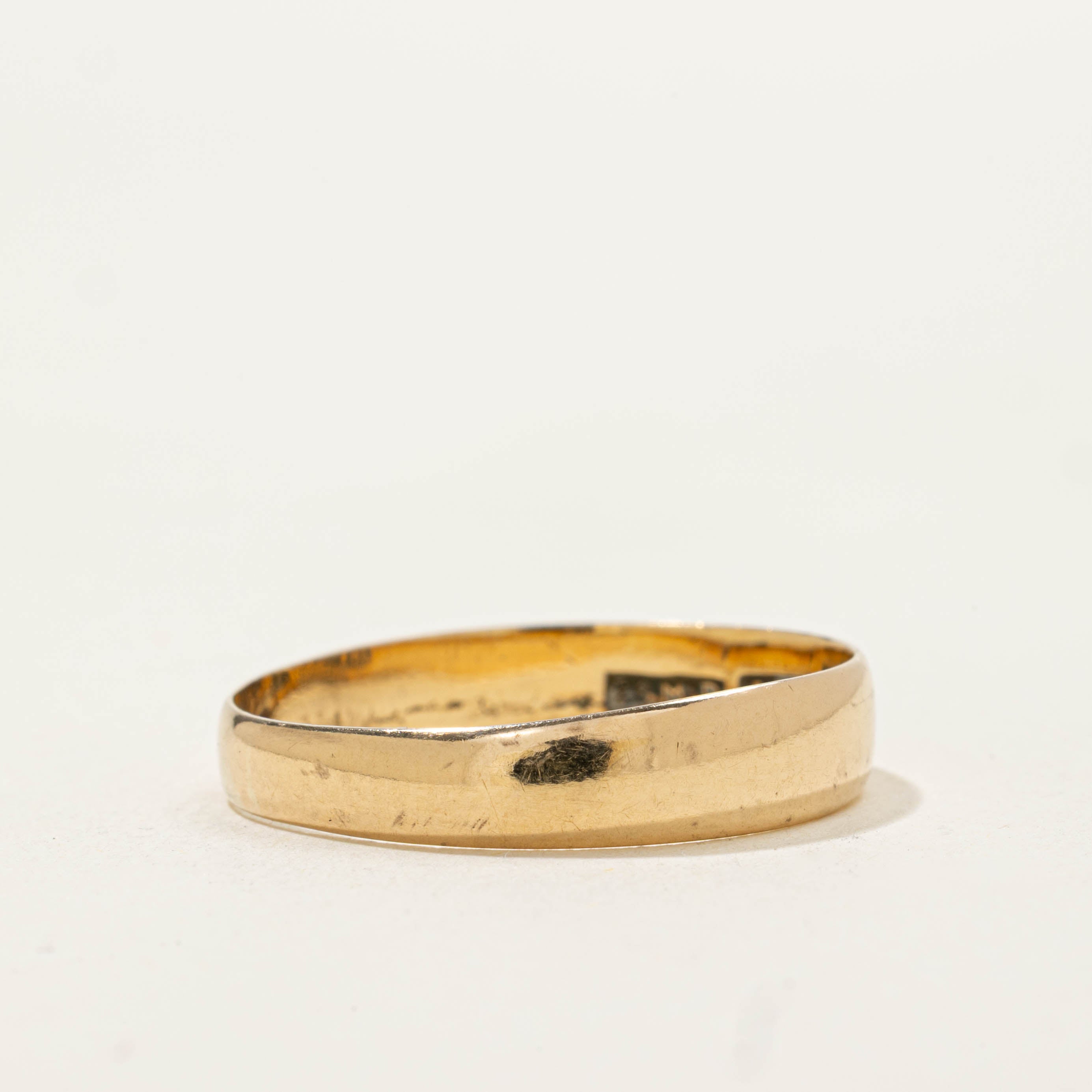 18k Yellow Gold Plain Band | 4.60mm | SZ 9