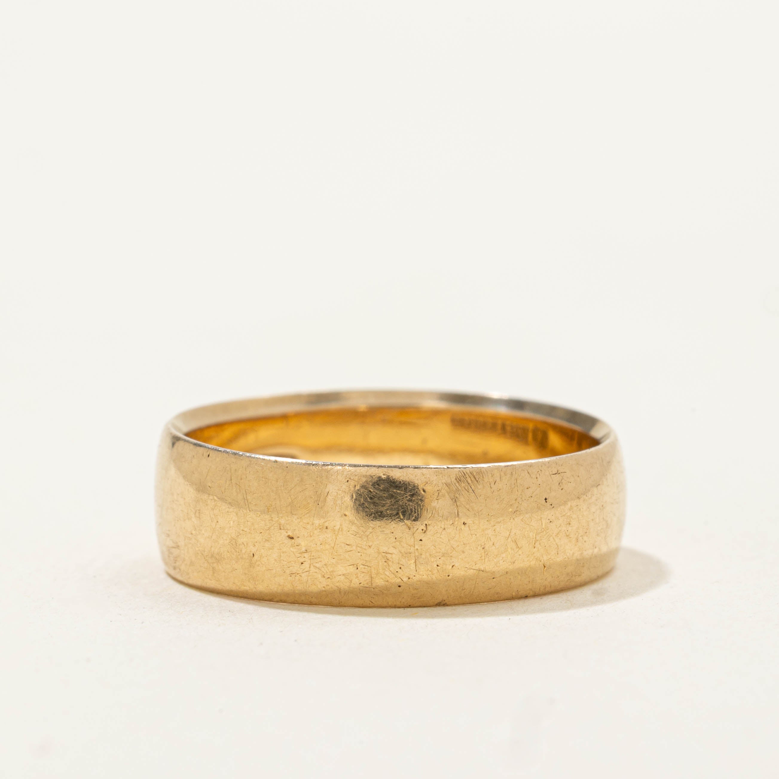 18k Yellow Gold Plain Band | 5.70mm | SZ 7