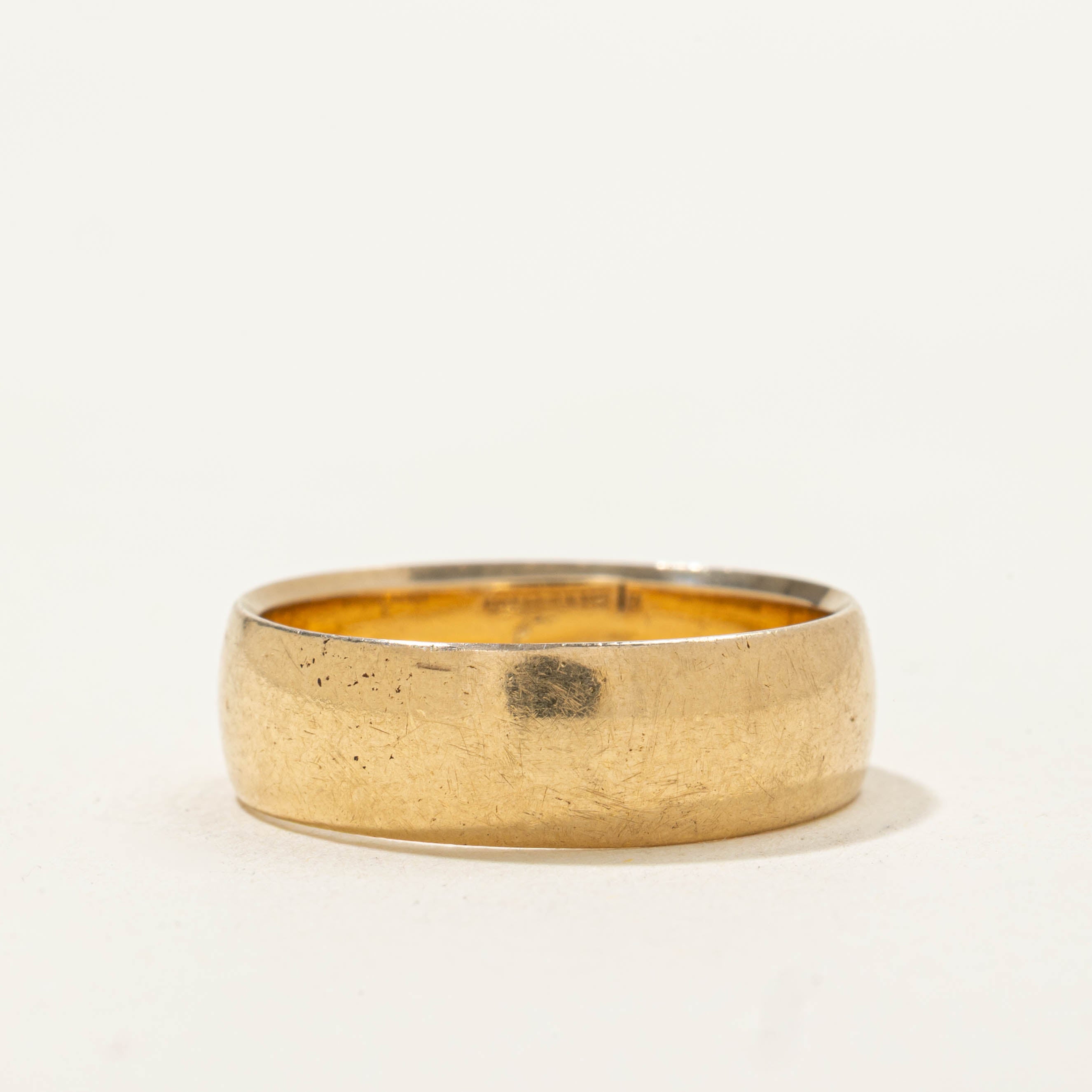 18k Yellow Gold Plain Band | 5.70mm | SZ 7