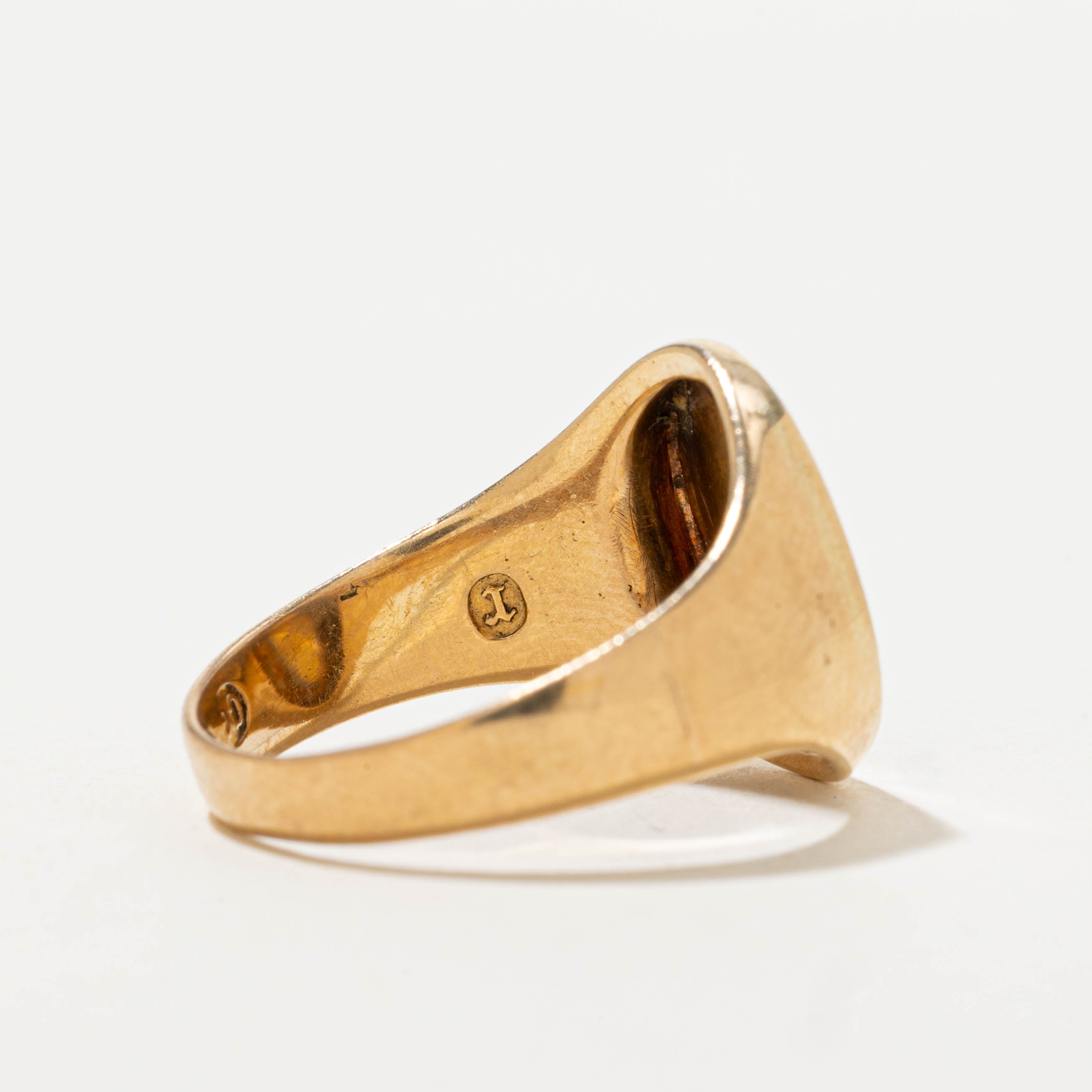 1891 Birmingham UK "Vincit Omnia Veritas" Signet Ring | SZ 6