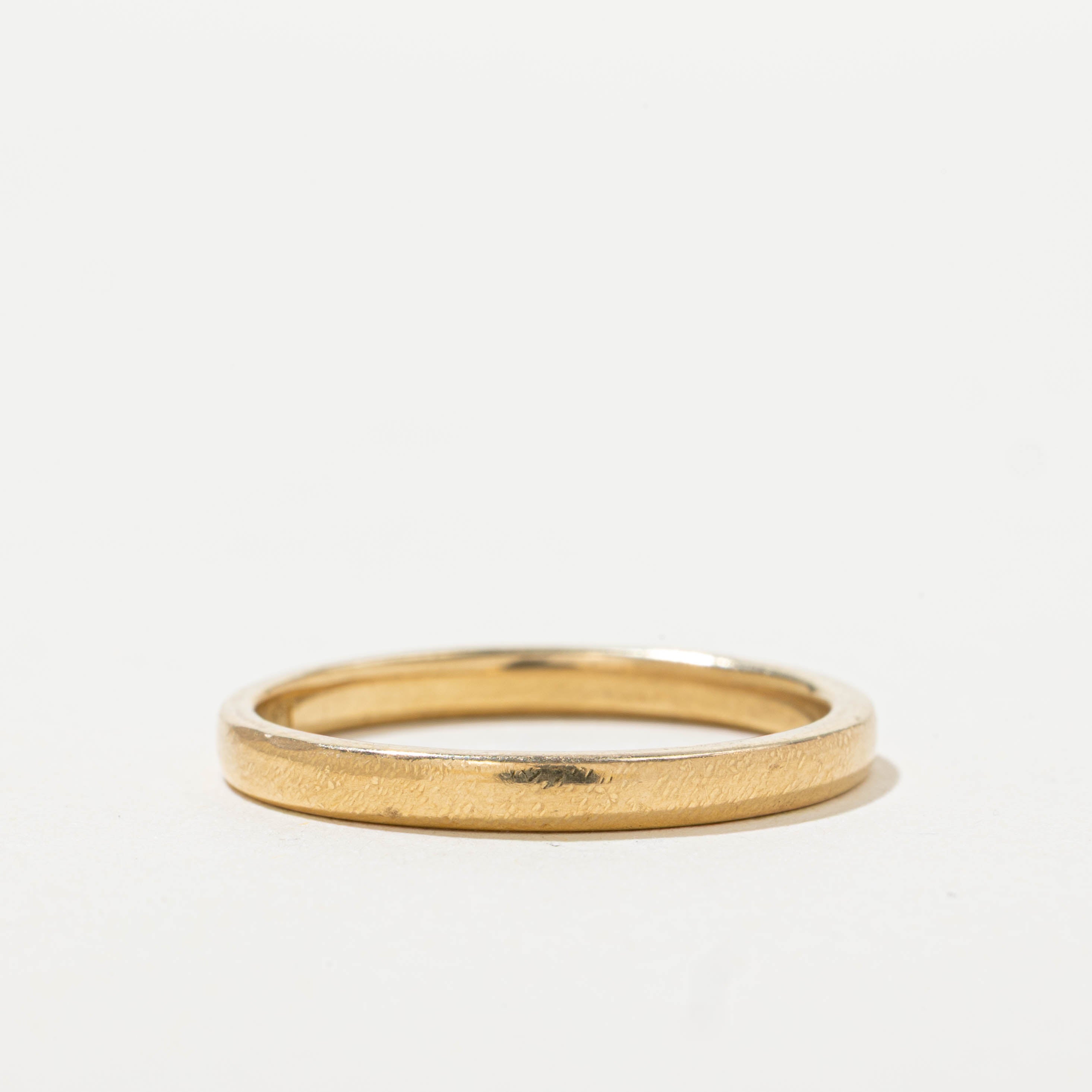 1948 London UK Yellow Gold Band | 2.40mm | SZ 8.75