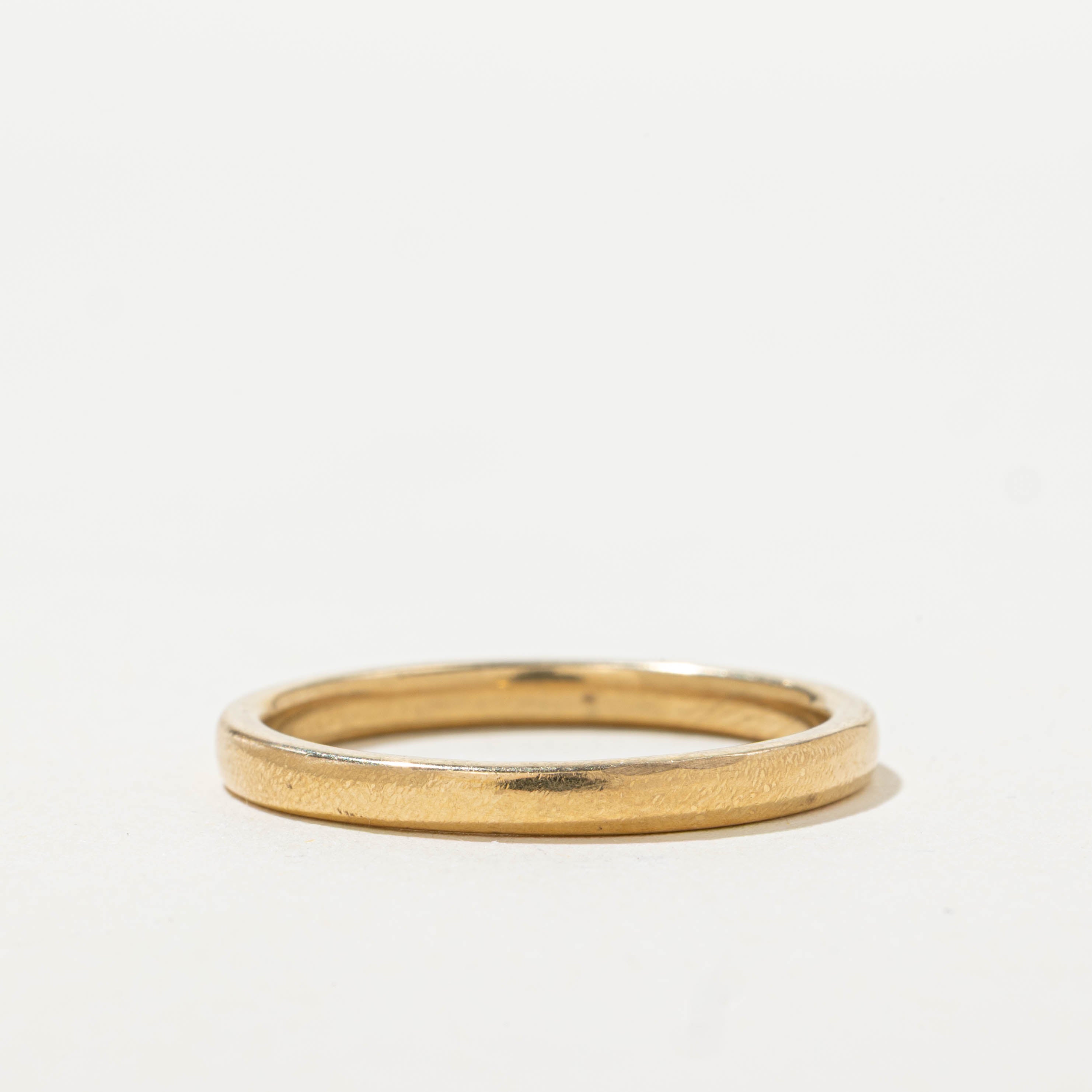 1948 London UK Yellow Gold Band | 2.40mm | SZ 8.75