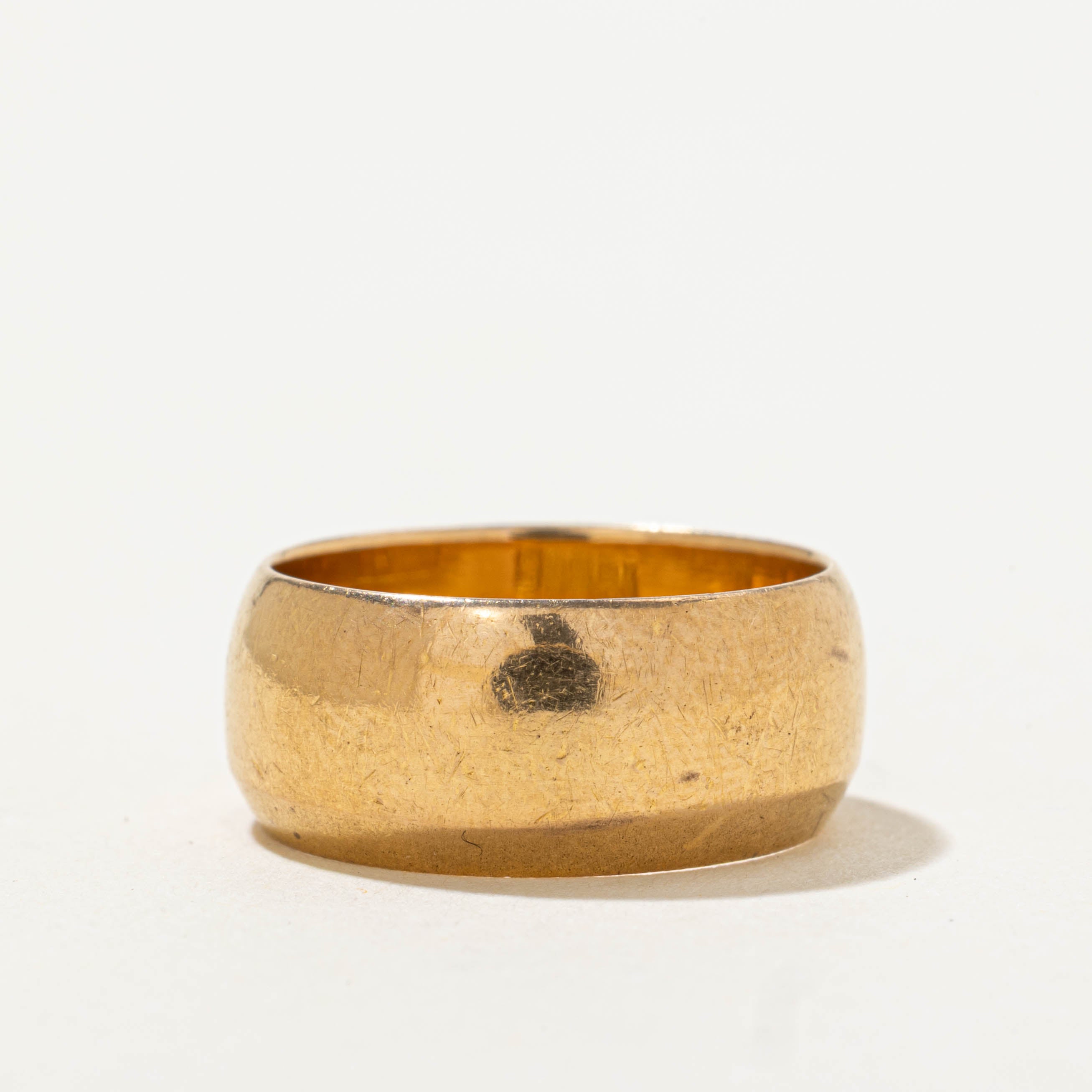 1900 Birmingham 22k Yellow Gold Cigar Band | 7.45mm | SZ 4