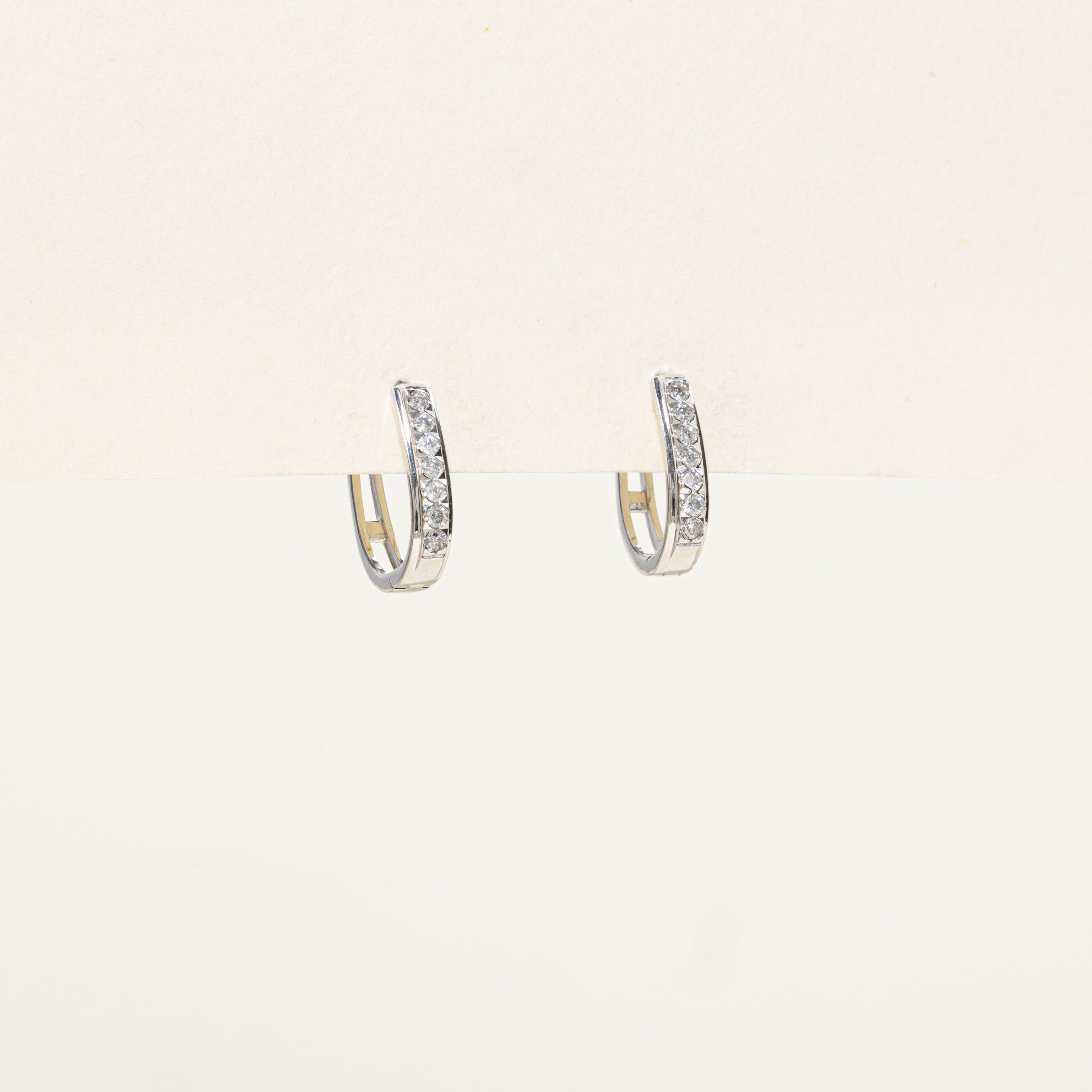 Diamond Hoop Earrings | 0.28ctw