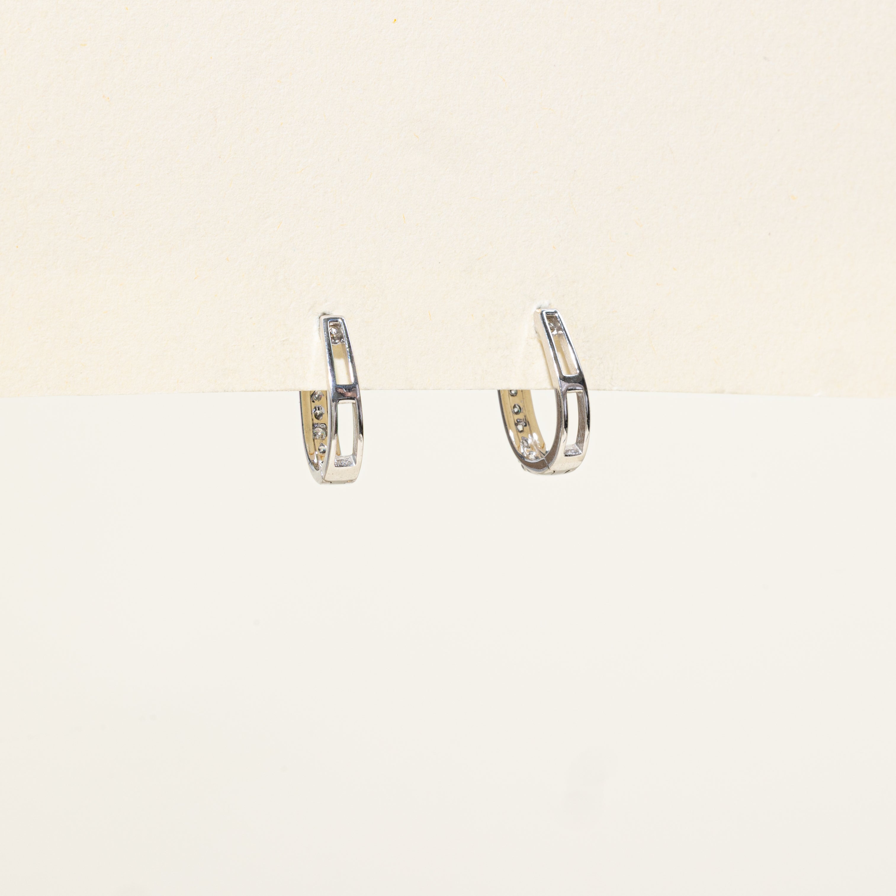 Diamond Hoop Earrings | 0.28ctw