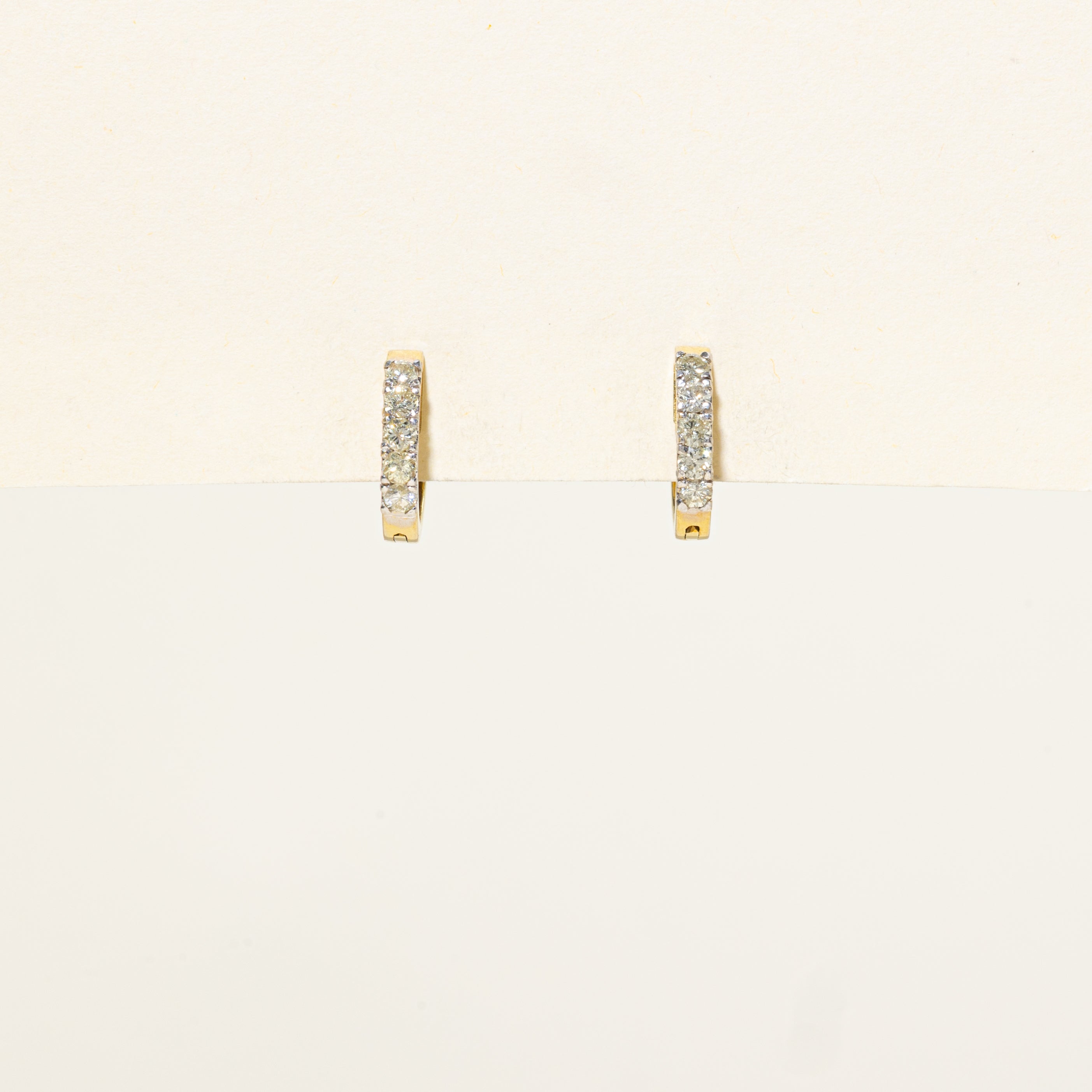 Diamond Huggie Earrings | 0.63ctw