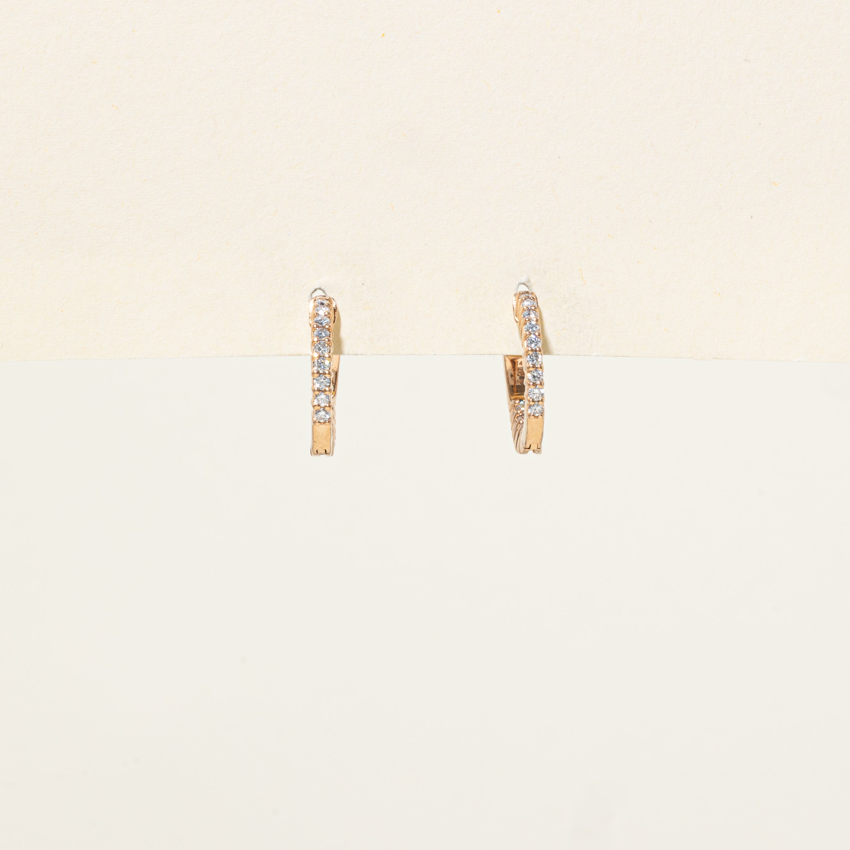 Diamond Hoop Earrings | 0.45ctw