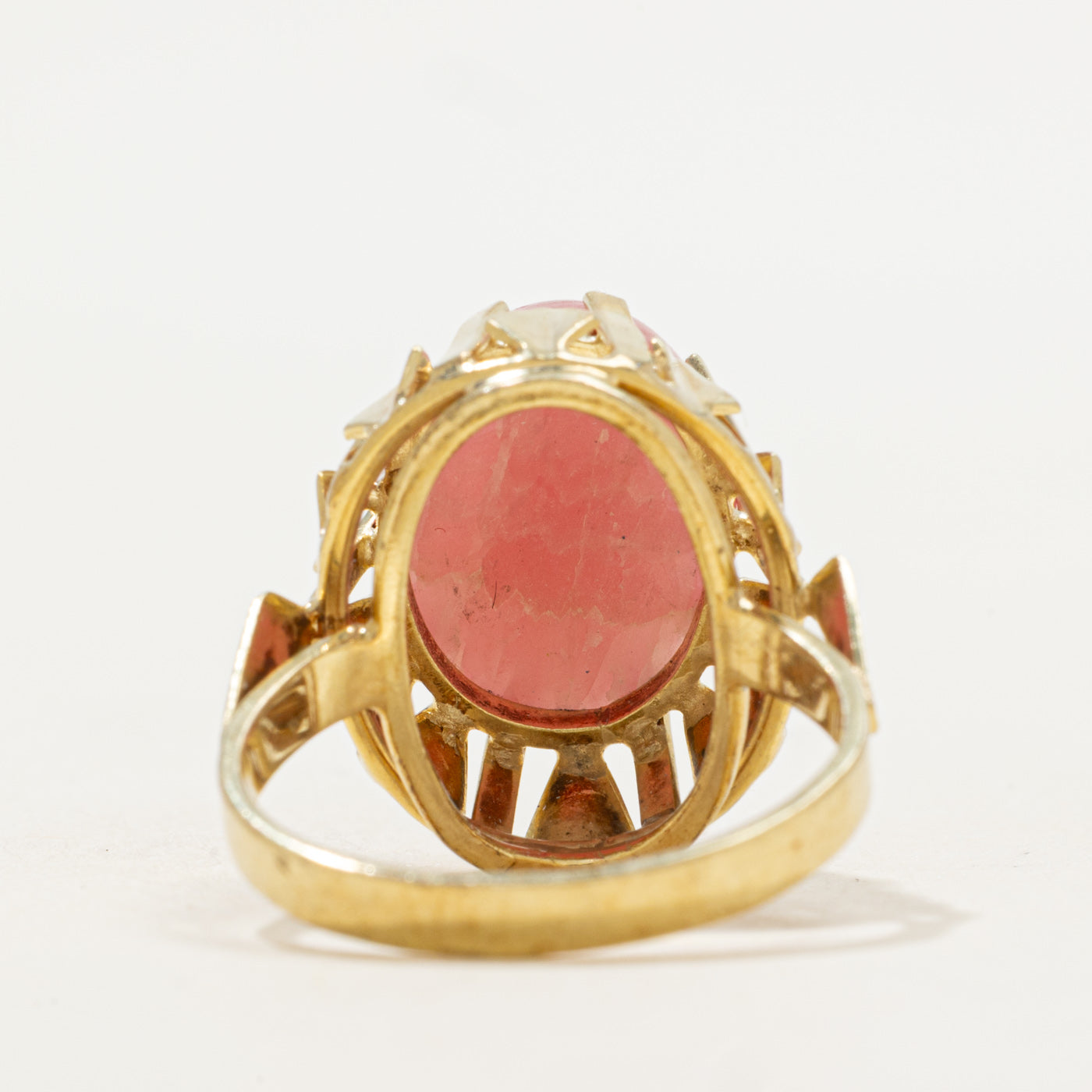Rhodochrosite Cocktail Ring | 16.00ct | SZ 8 |