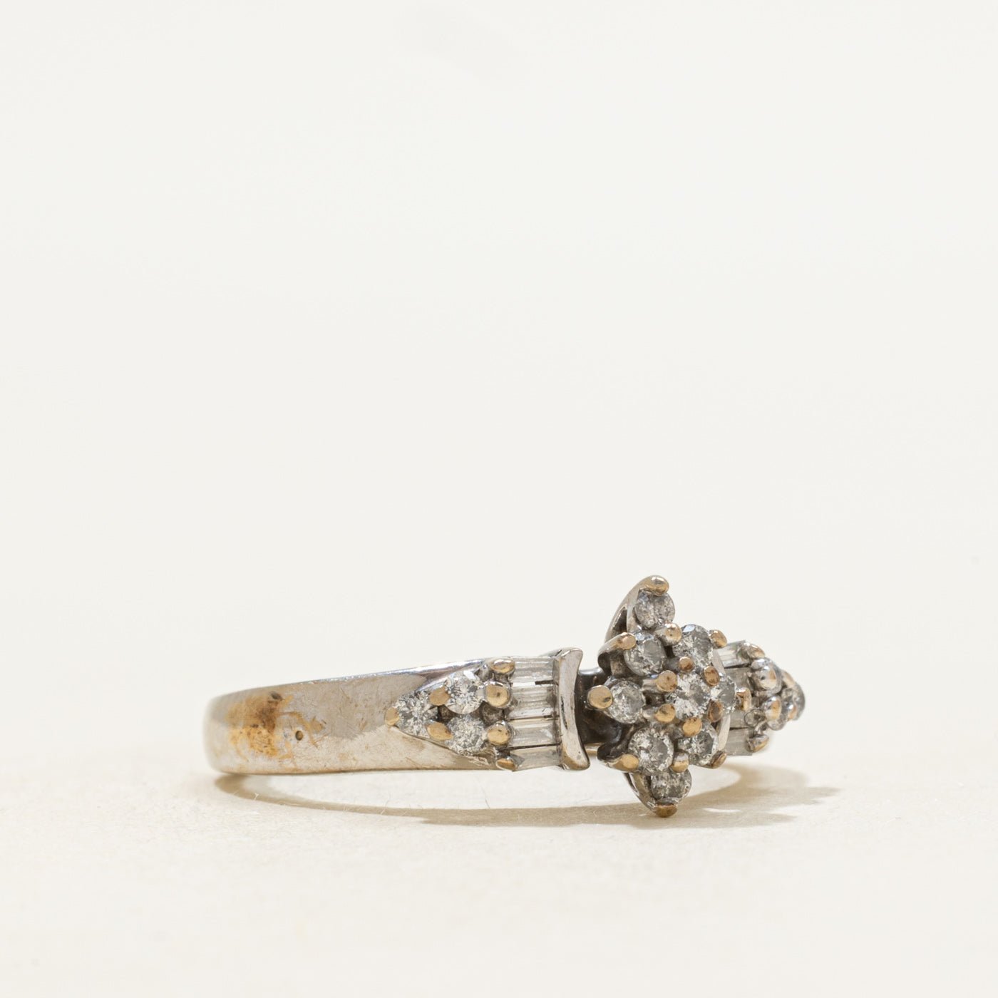 Diamond Marquise Cluster Accented Ring | 0.30ctw | SZ 5.25 |