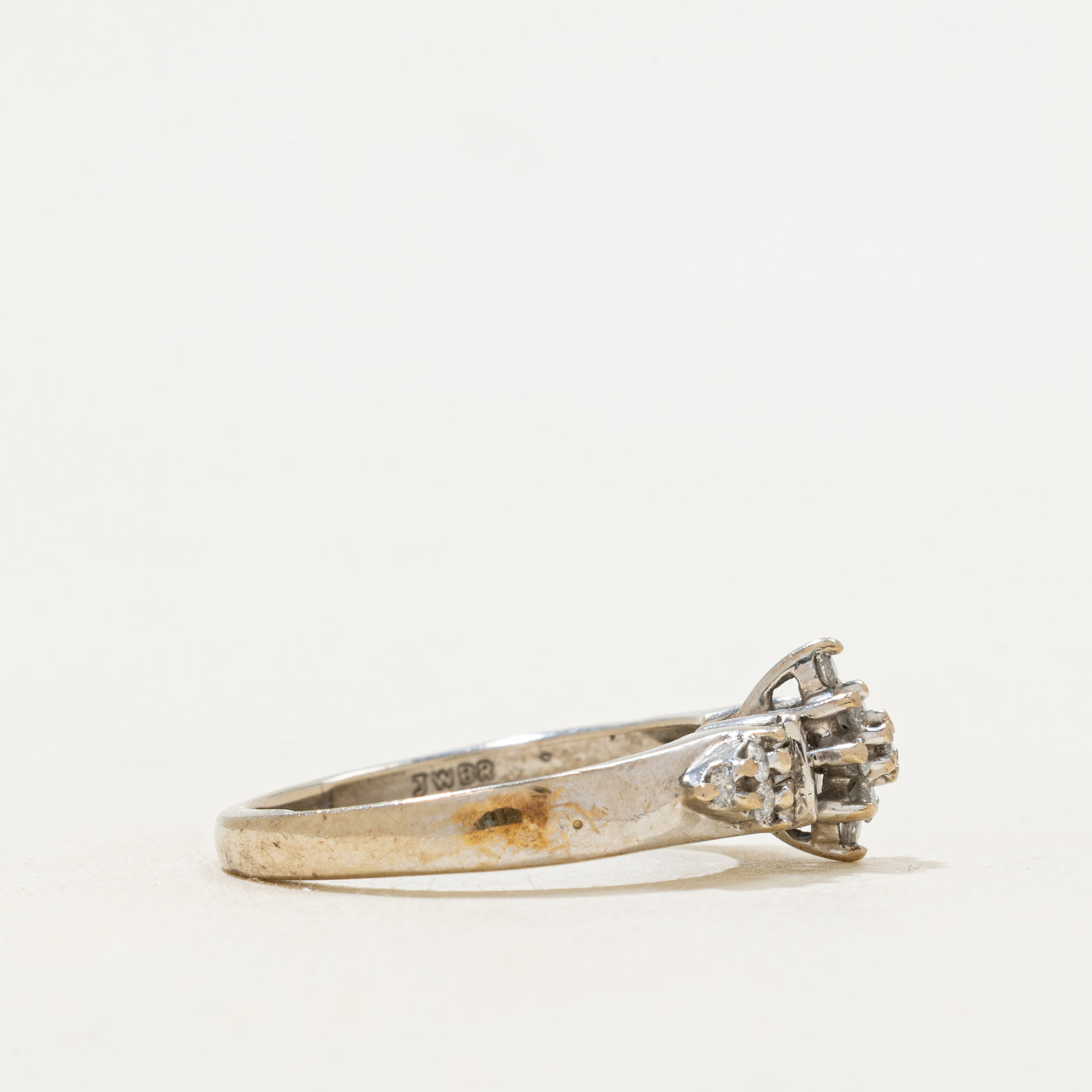 Diamond Marquise Cluster Accented Ring | 0.30ctw | SZ 5.25 |