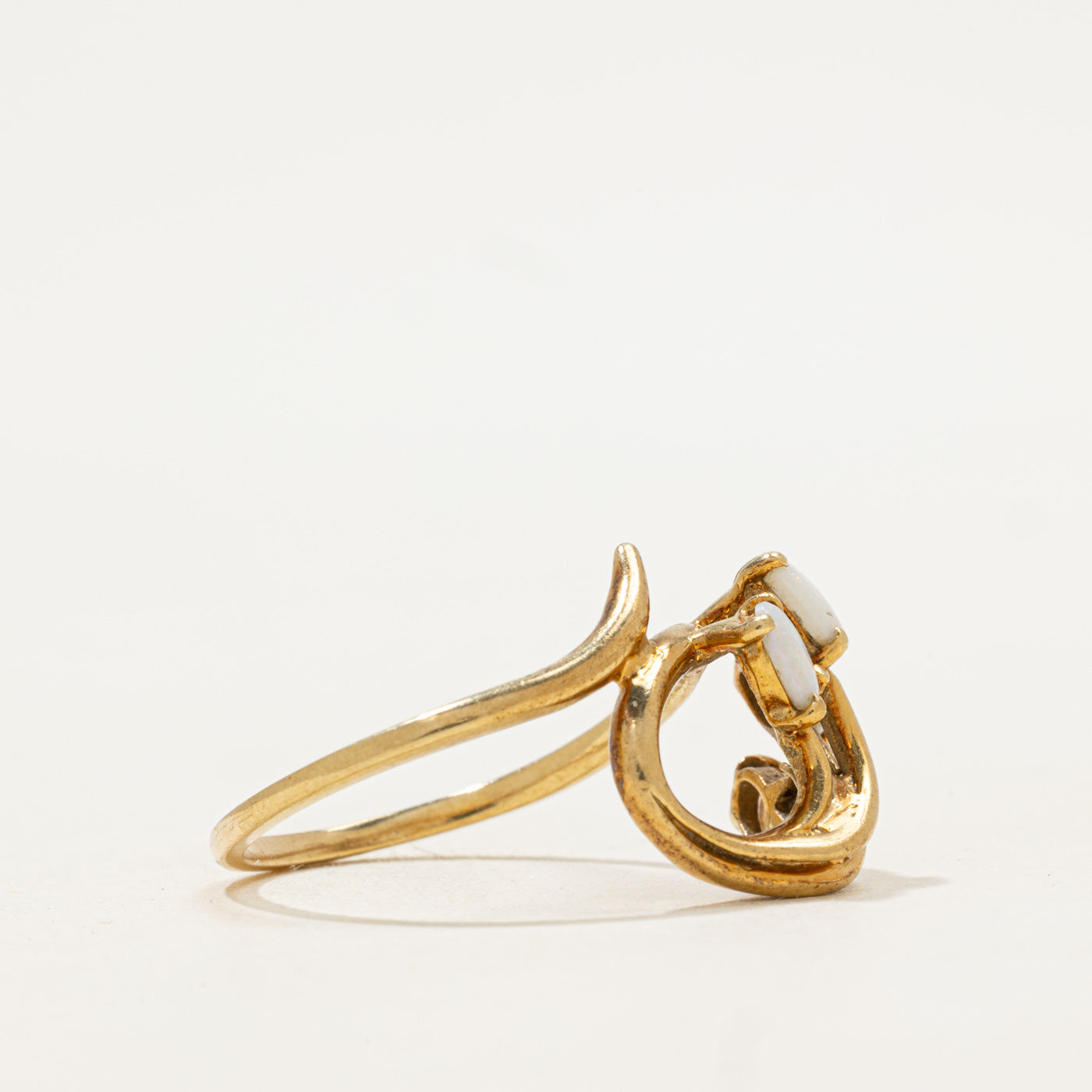 Four Stone Opal Bypass Ring | 0.52ctw | SZ 9 |