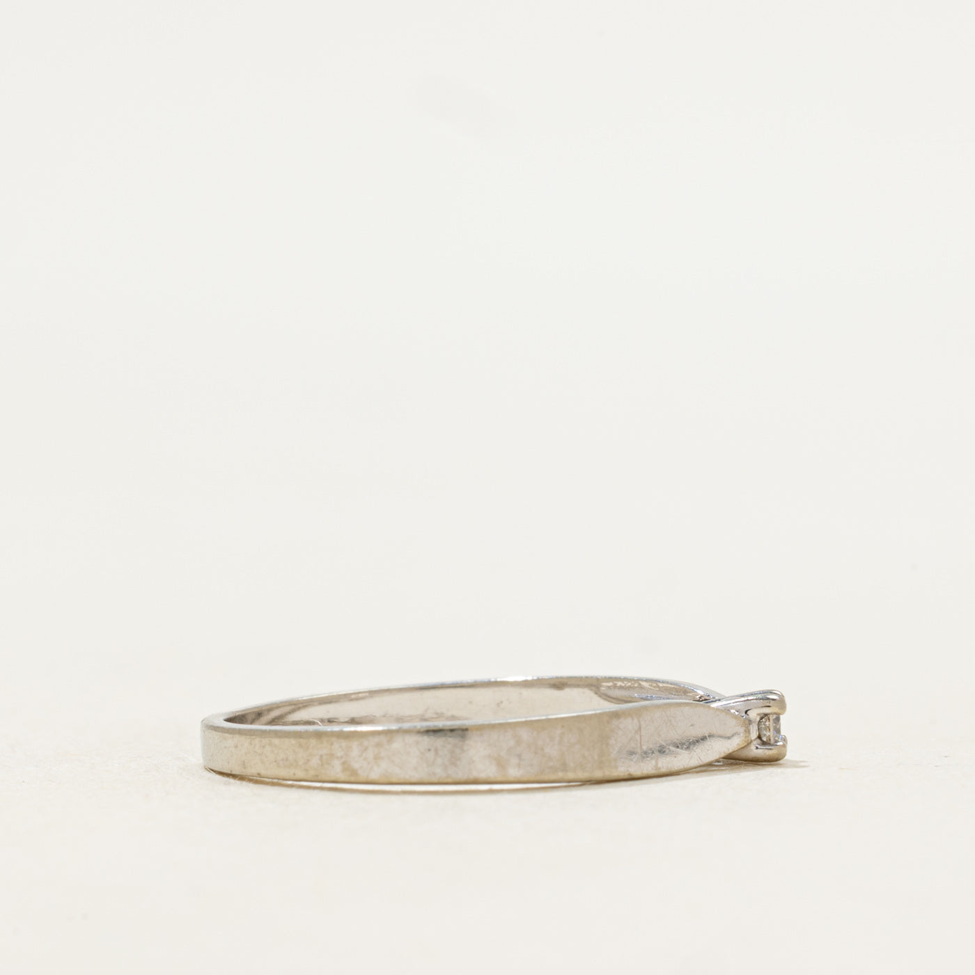 Solitaire Diamond Petite Ring | 0.05ct |  SZ 6 |