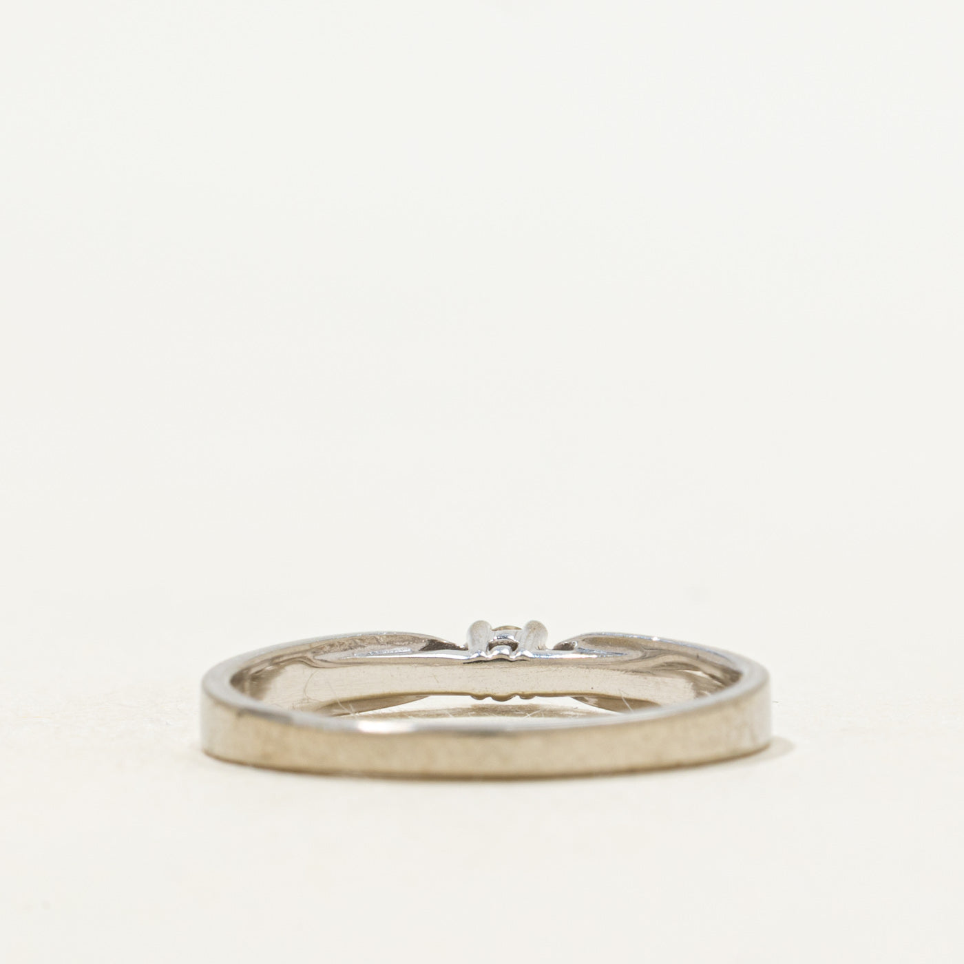 Solitaire Diamond Petite Ring | 0.05ct |  SZ 6 |