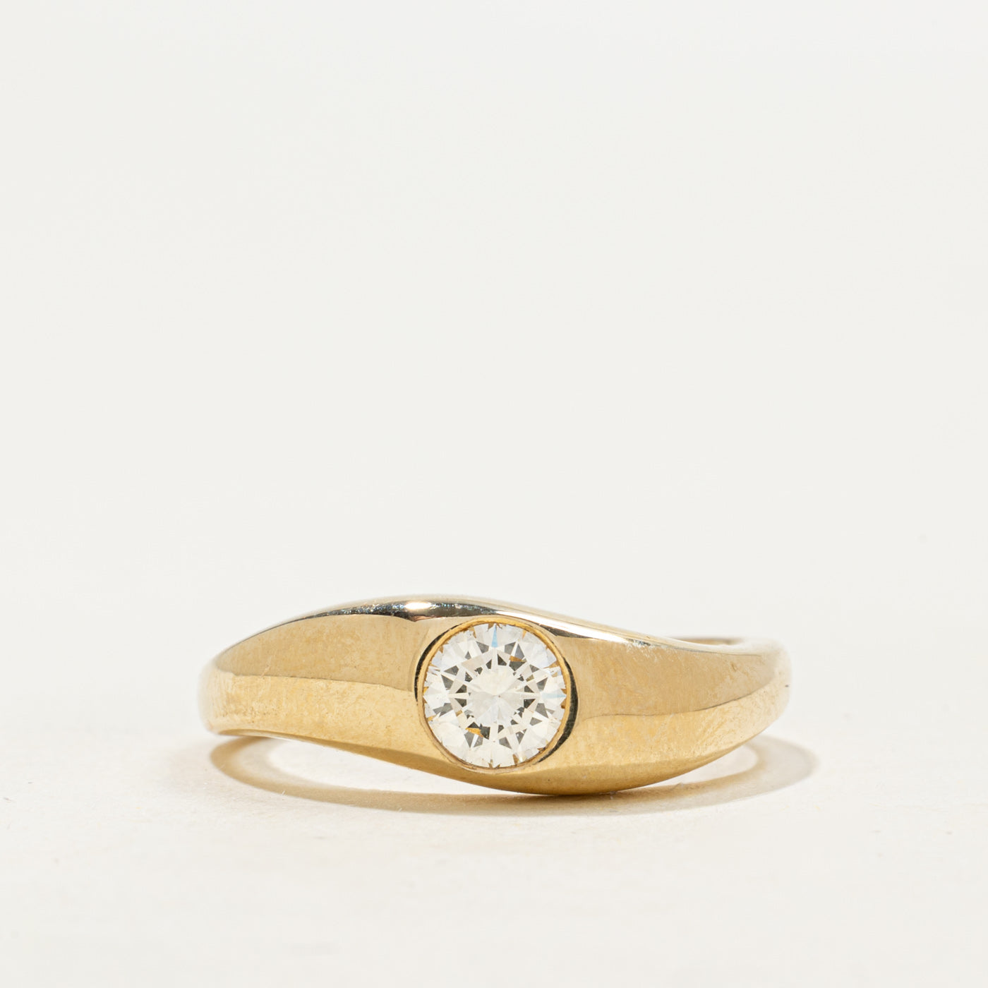 '100 Ways' 14k Yellow Gold Diamond Wavy Ring | 0.40 | SZ 6.75