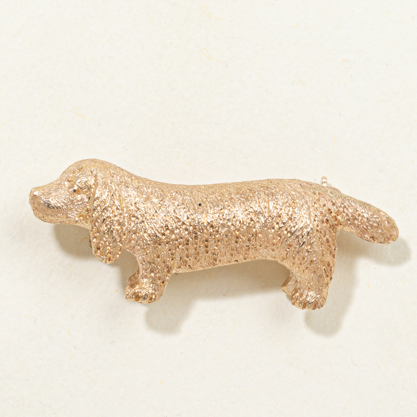 1978 Birmingham 9k Yellow Gold Dachshund Brooch