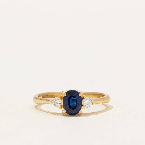 Sapphire & Diamond Ring | 0.70ct, 0.08ctw | SZ 4.5 |