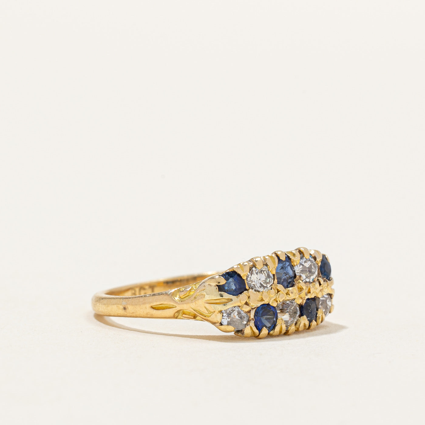 Sapphire & Diamond Cocktail Ring | 0.40ctw, 0.38ctw | SZ 6.75 |