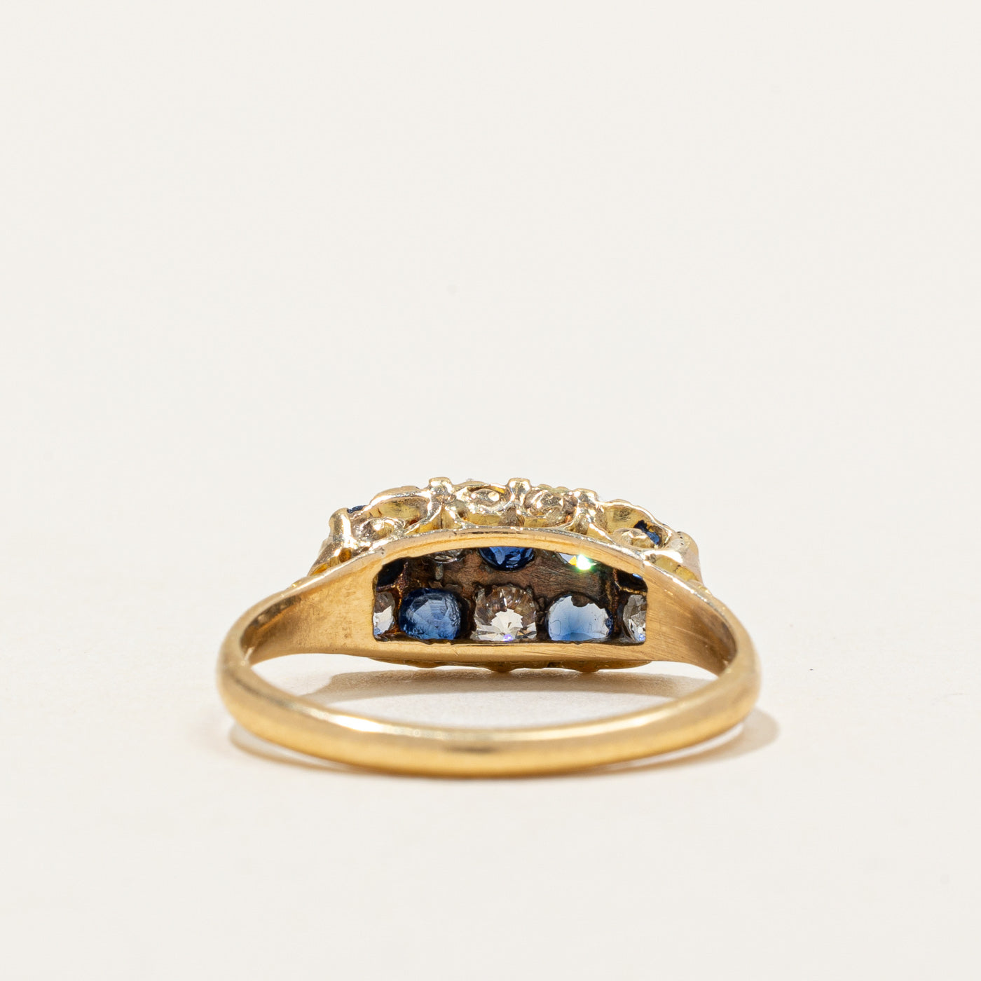 Sapphire & Diamond Cocktail Ring | 0.40ctw, 0.38ctw | SZ 6.75 |