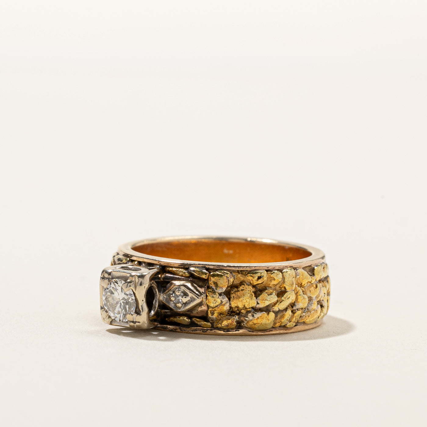 Textured Diamond Ring | 0.30ctw | SZ 8 |