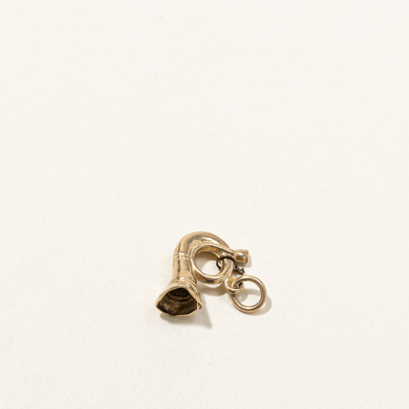 1969 Birmingham 9k Gold French Horn Charm