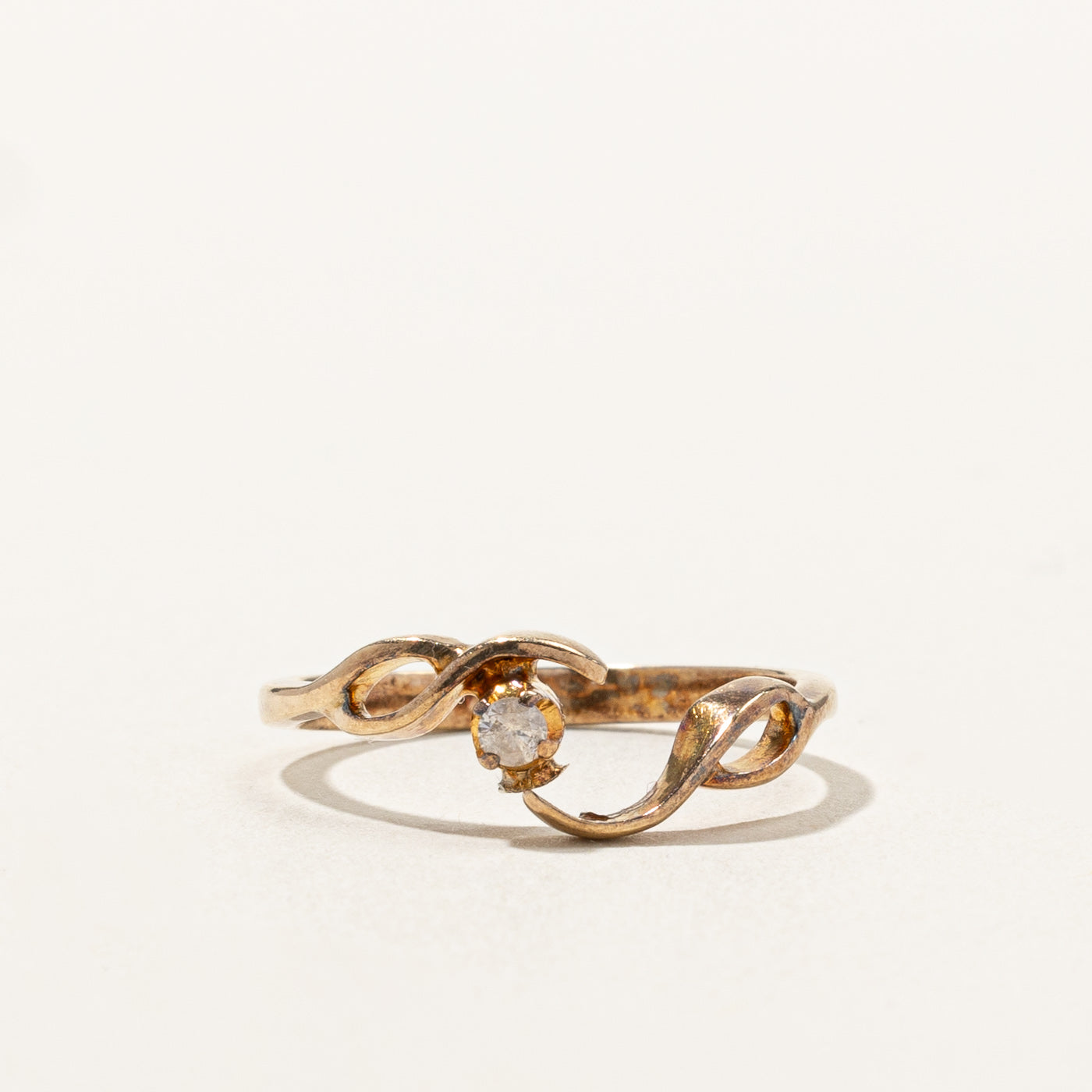 Bypass Diamond Ring | 0.05ct | SZ 7.5 |