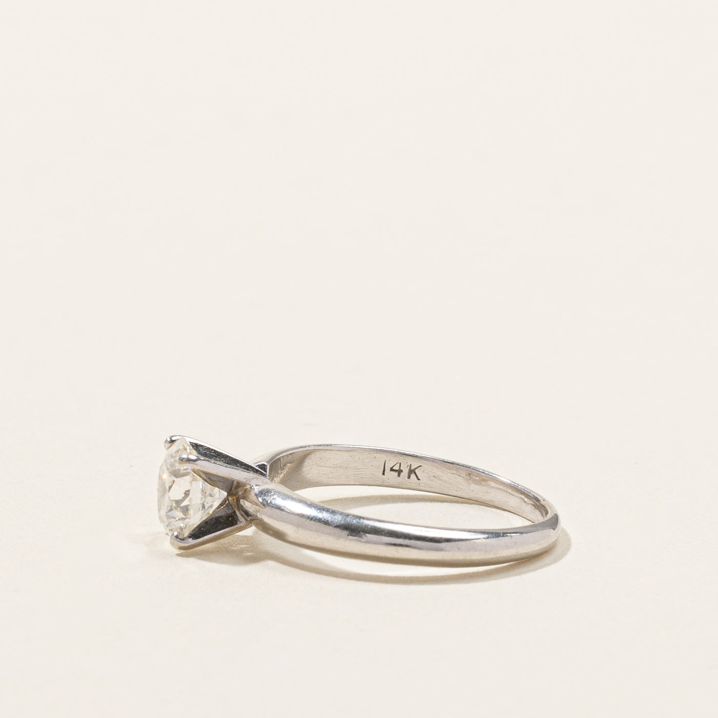 Solitaire Diamond Engagement Ring | 0.70ct SI1 G | SZ 3.75 |