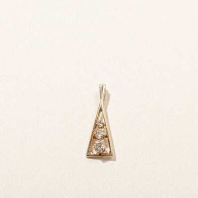 Three Stone Diamond Pendant | 0.16ctw |