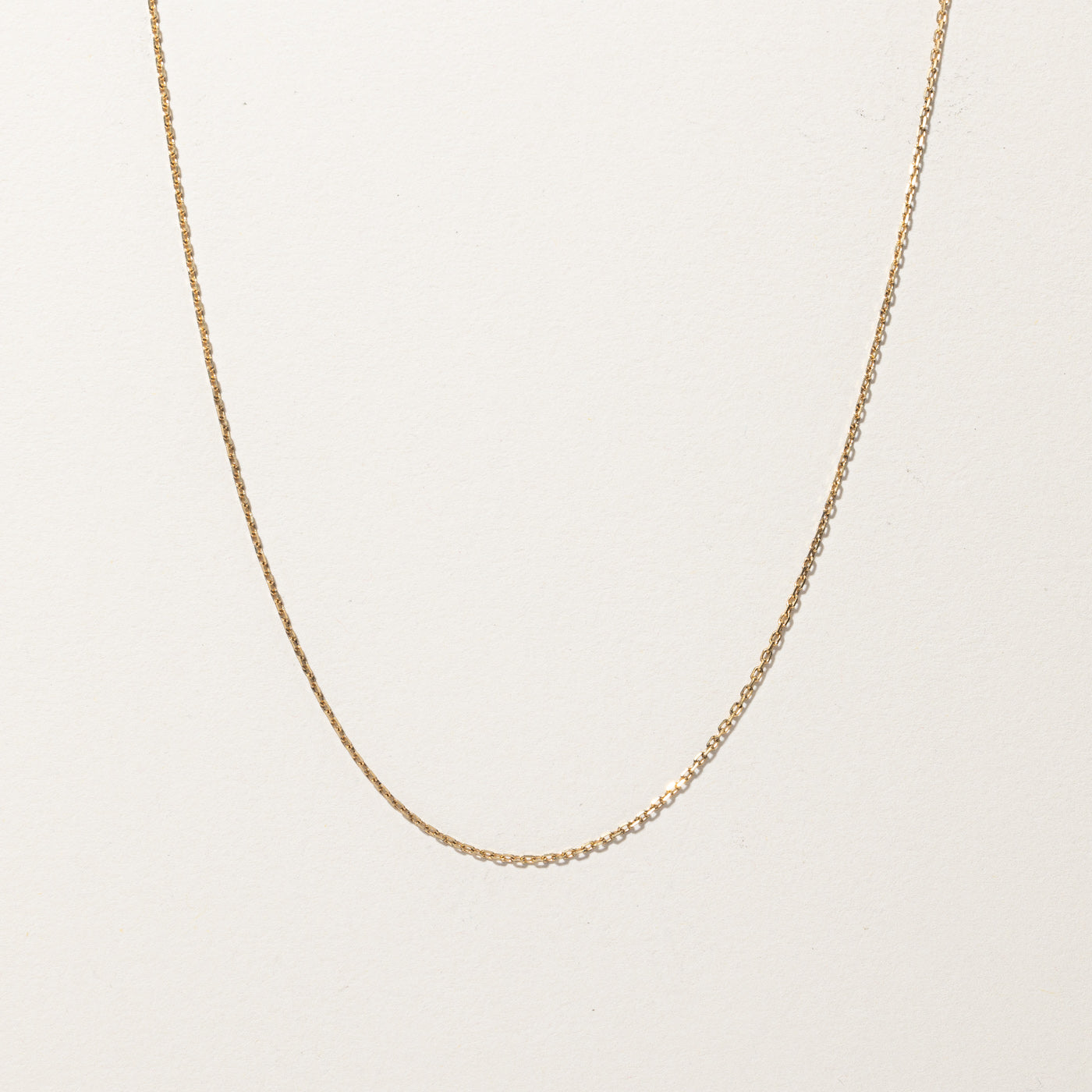 Gold Rolo Link Chain | 17