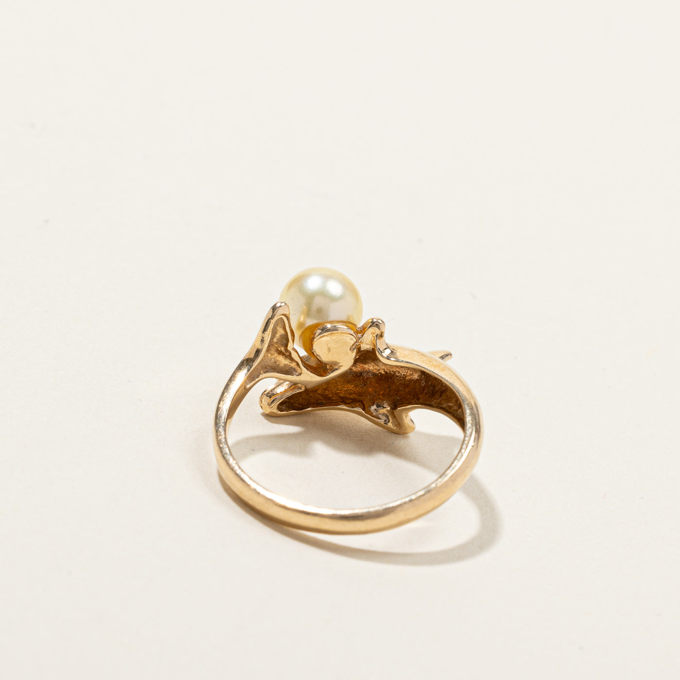 Pearl Dolphin Ring | SZ 6.75 |