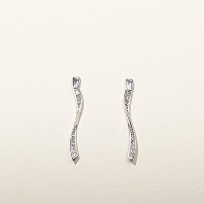 Diamond Dangle Earrings | 0.16ctw |