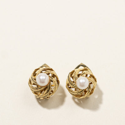 Pearl Textured Earrings