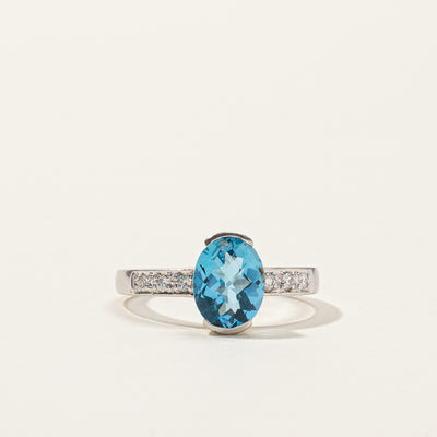 Topaz & Diamond Ring | 2.00ct | 0.12ctw | SZ 7.25 |