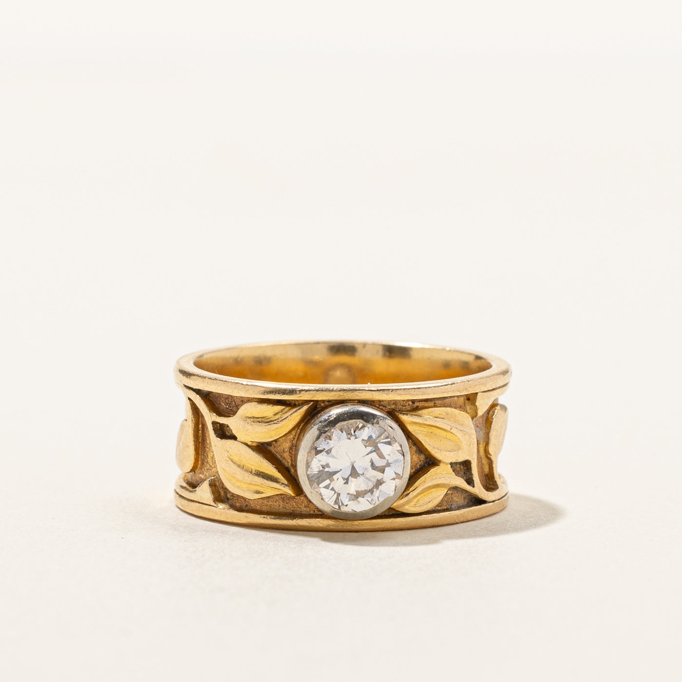 Bezel Set Diamond Band | 0.70ct | SZ 6.75 |